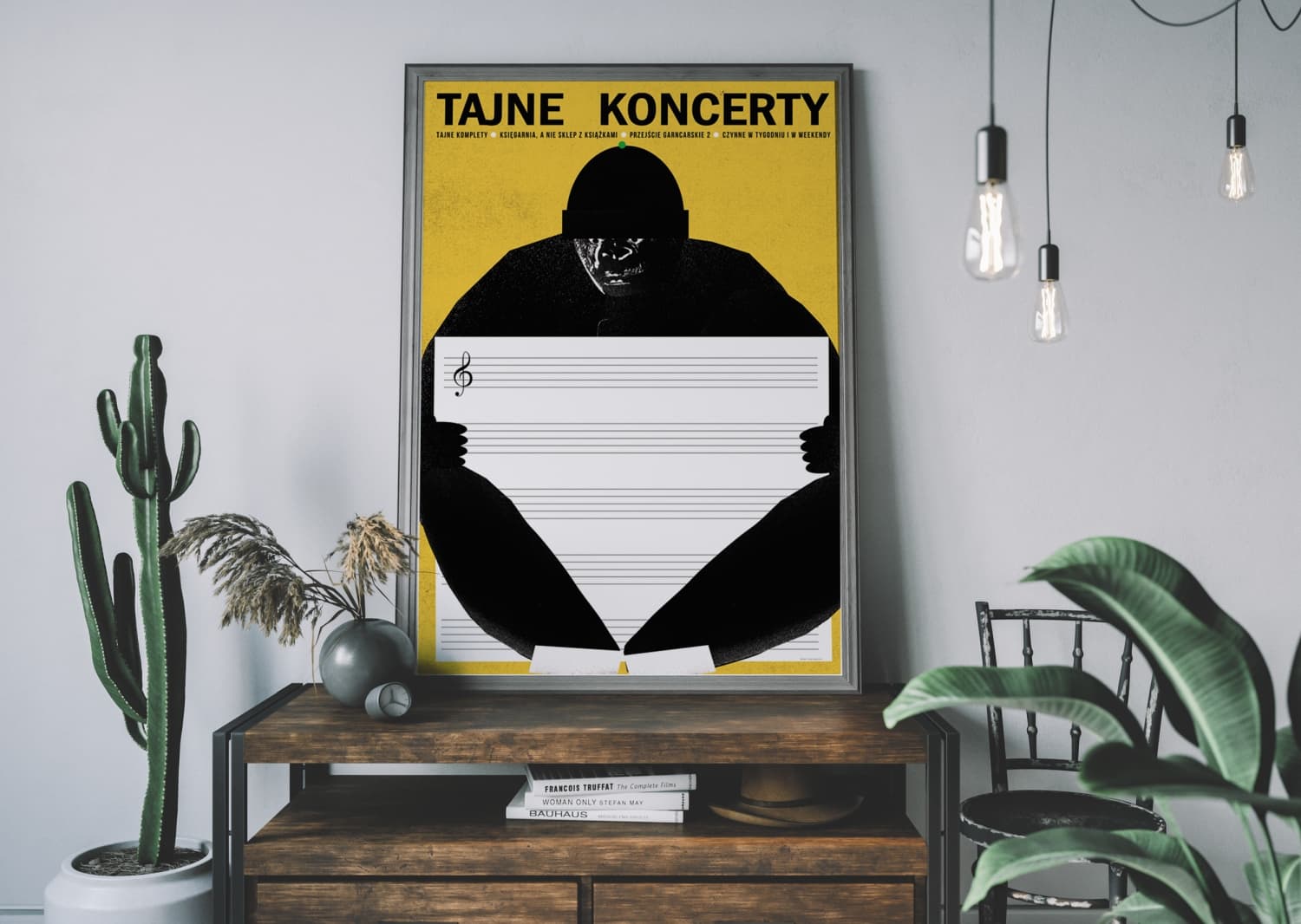 Plakat TAJNE KONCERTY, 50x70 cm, aut. J. Zasada, Jakub Zasada - 67961