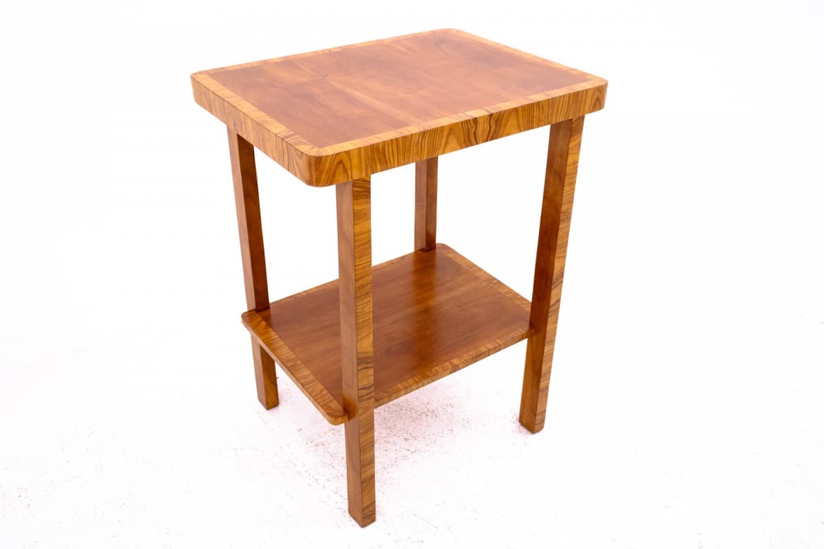 Brązowy stolik Art Deco, Polska, lata 50. - 58890