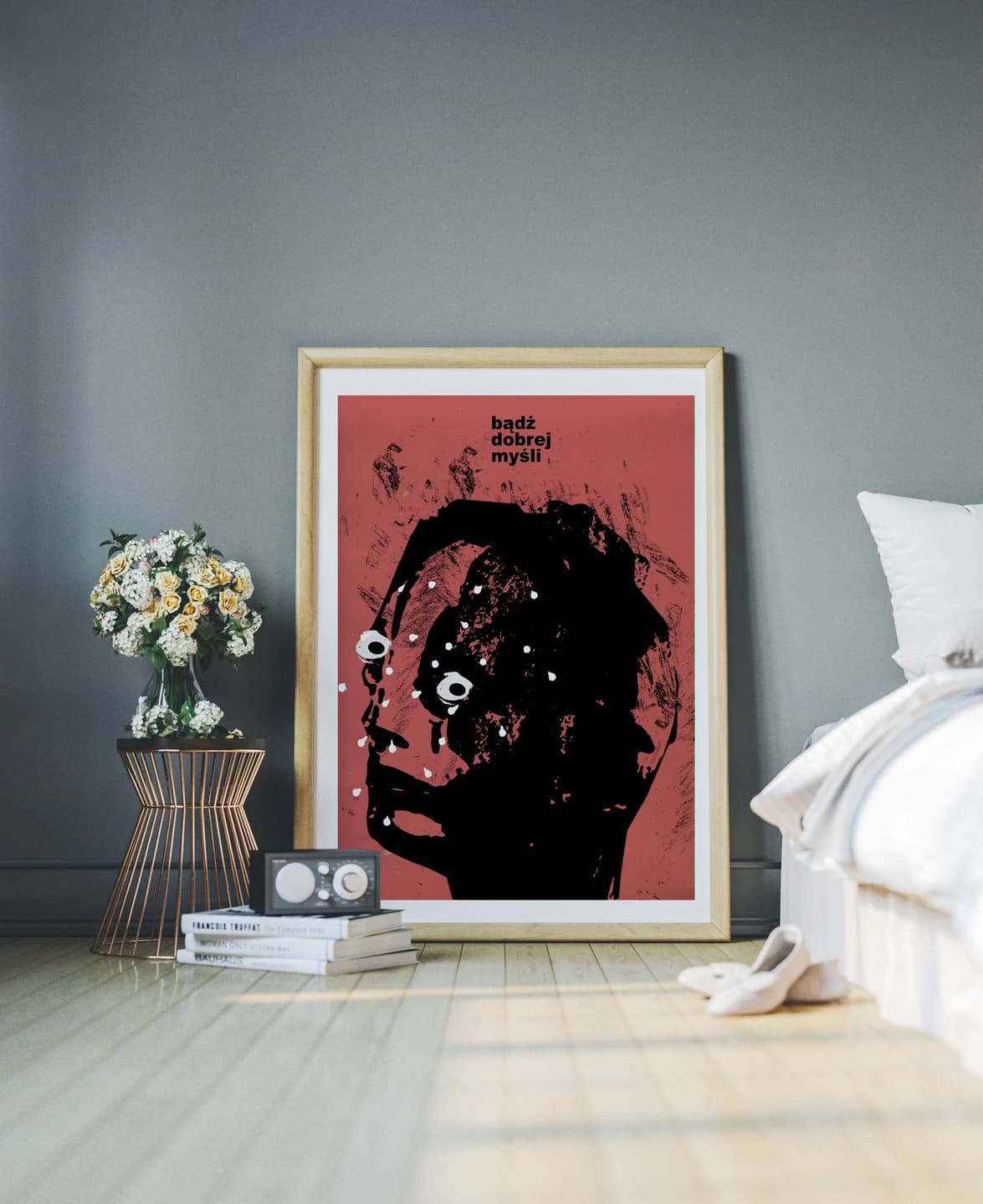 Plakat Bądź dobrej myśli, 30x40 cm, aut. J. Zasada, Jakub Zasada - 67921