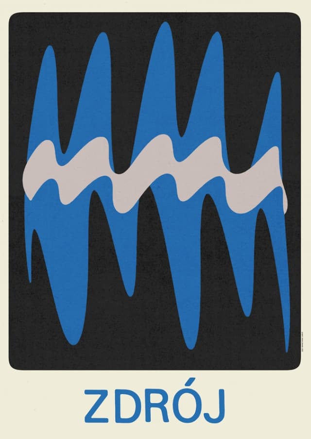 Plakat ZDRÓJ, 50x70 cm, aut. J. Zasada, Jakub Zasada - WYMIARY