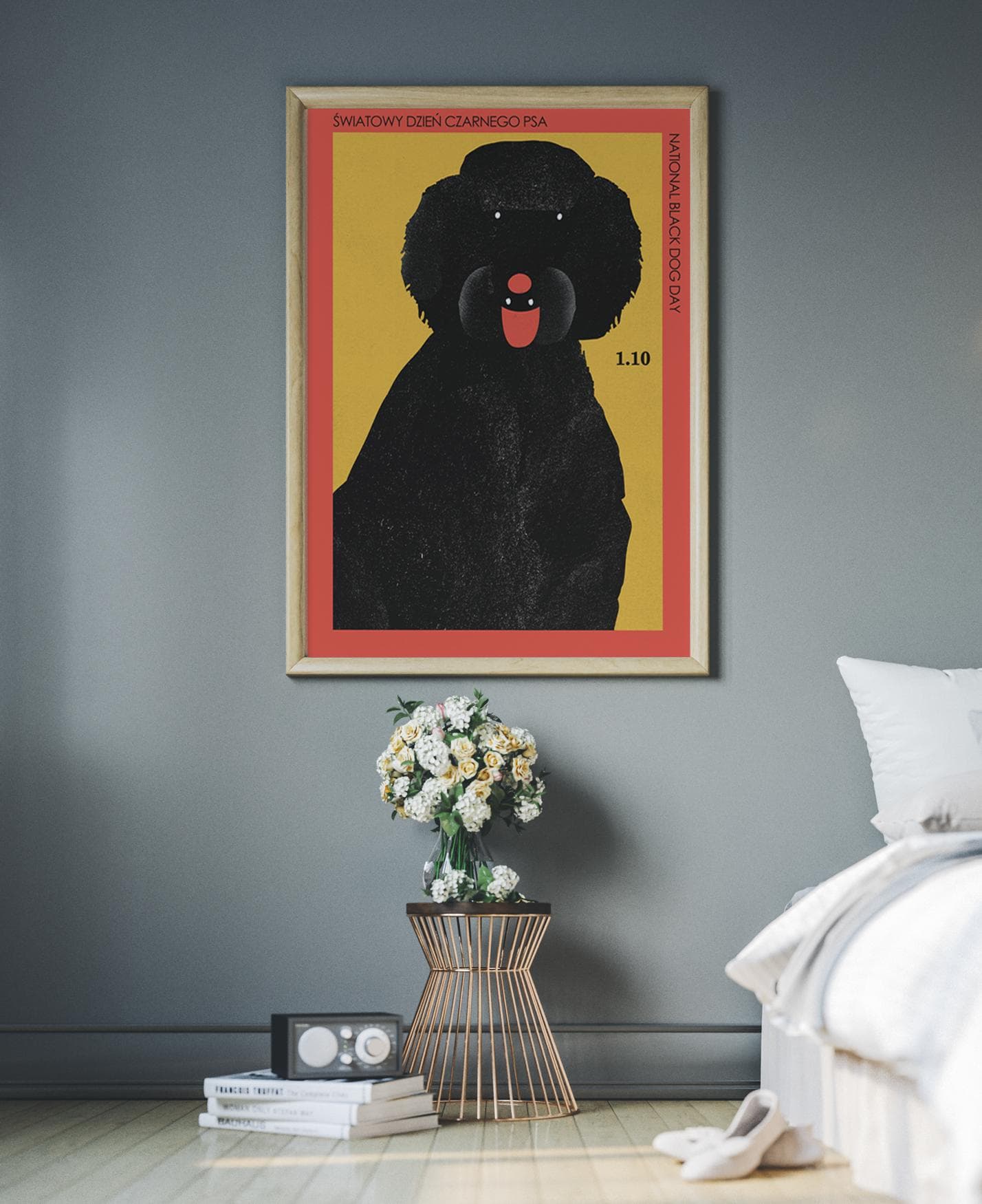 Poster National Black Dog Day, 30x40 cm, by J. Zasada, Jakub Zasada - 67861