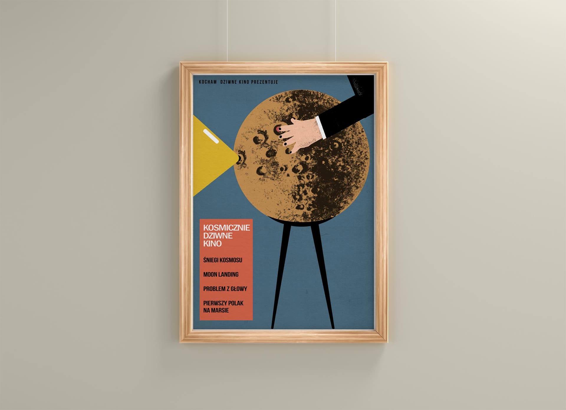 Plakat Kosmicznie Dziwne Kino, 50x70 cm, aut. J. Zasada, Jakub Zasada - 68176