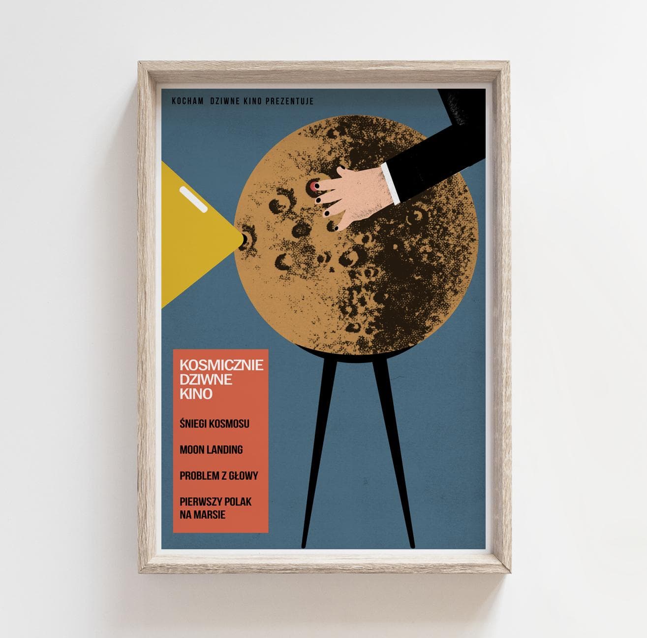 Plakat Kosmicznie Dziwne Kino, 50x70 cm, aut. J. Zasada, Jakub Zasada - 68177