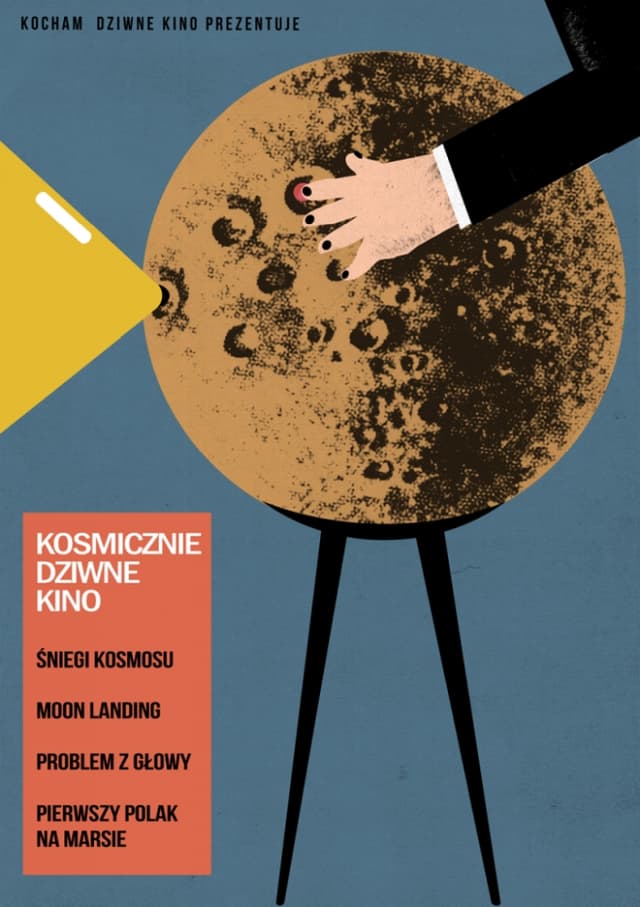 Plakat Kosmicznie Dziwne Kino, 50x70 cm, aut. J. Zasada, Jakub Zasada - WYMIARY