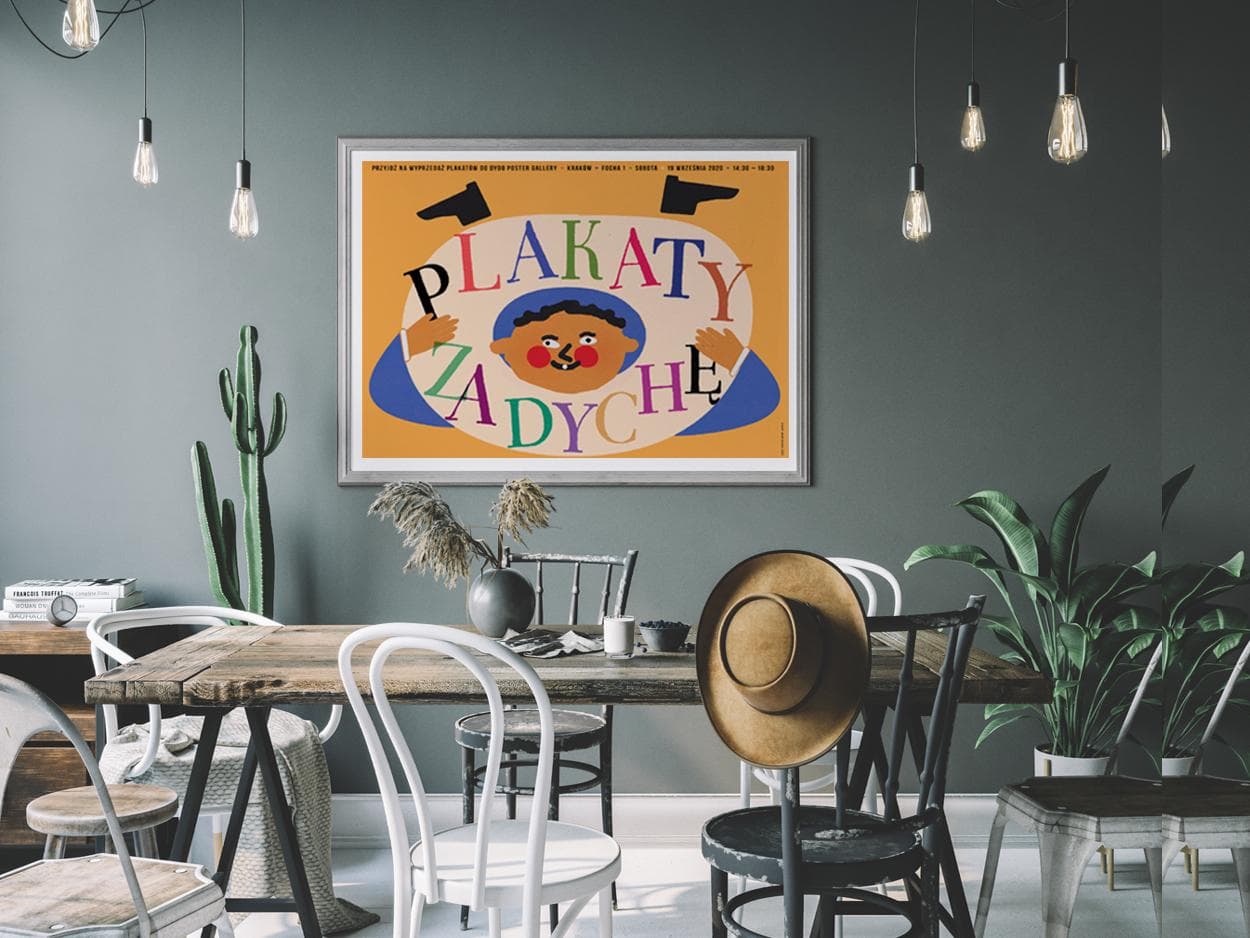 Plakat Plakaty za dychę, wyprzedaż plakatów w Dydo Poster Gallery, plakat z wydarzenia, 48x68 cm, aut. J. Zasada, Jakub Zasada - 68111