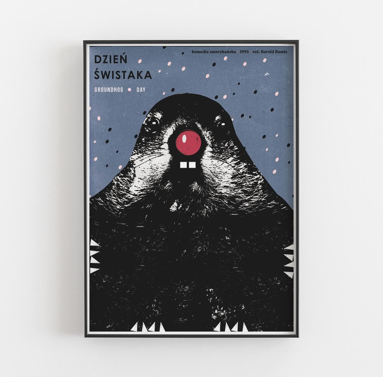 Plakat Dzień Świstaka, 48x68 cm, aut. J. Zasada, Jakub Zasada - 68075