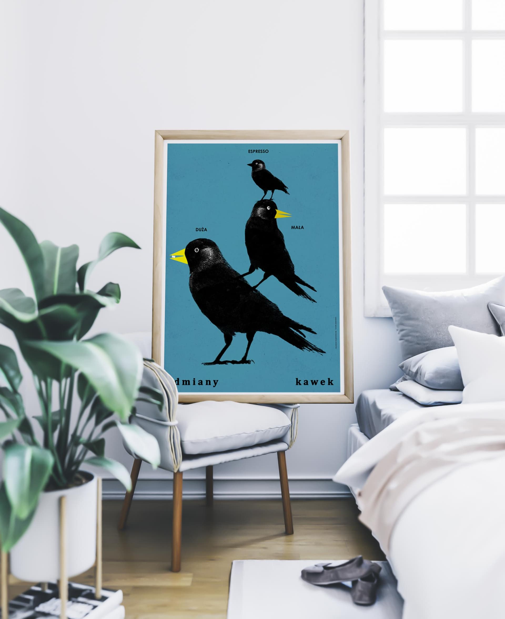 Poster Odmiany kawek, duża, mała, espresso, 50x70 cm, by J. Zasada, Jakub Zasada - 68216