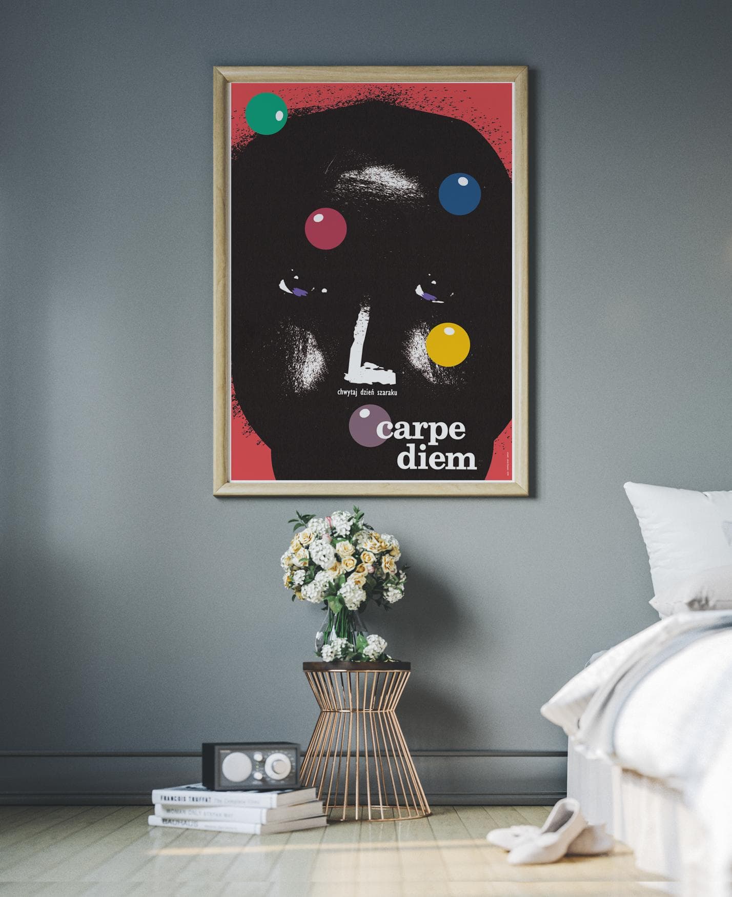 Plakat Carpe diem, chwytaj dzień szaraku, 48x68 cm, aut. J. Zasada, Jakub Zasada - 68208