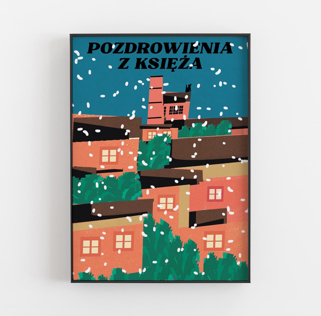 Plakat Pozdrowienia z Księża, 50x70 cm, aut. J. Zasada, Jakub Zasada - 68284