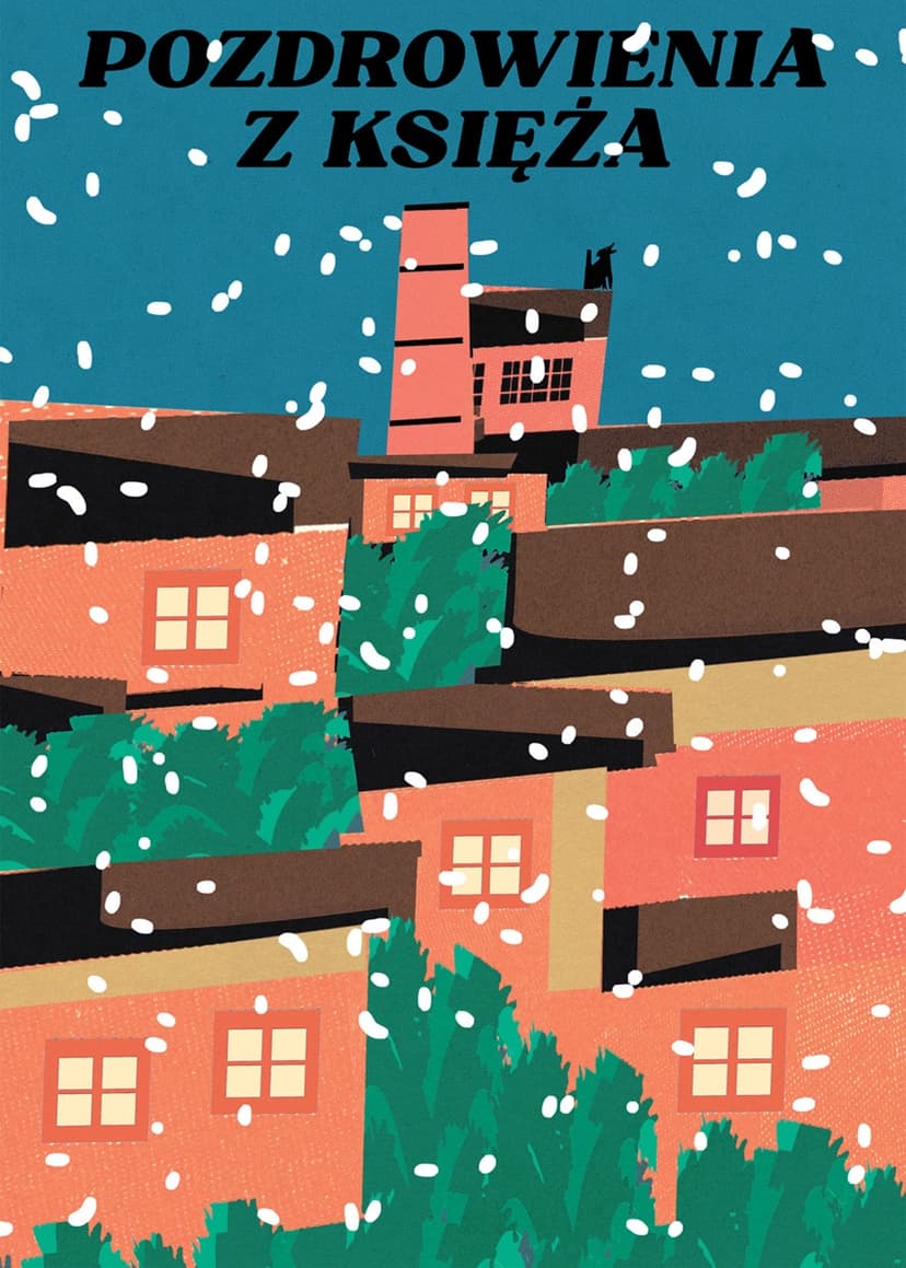 Plakat Pozdrowienia z Księża, 50x70 cm, aut. J. Zasada, Jakub Zasada