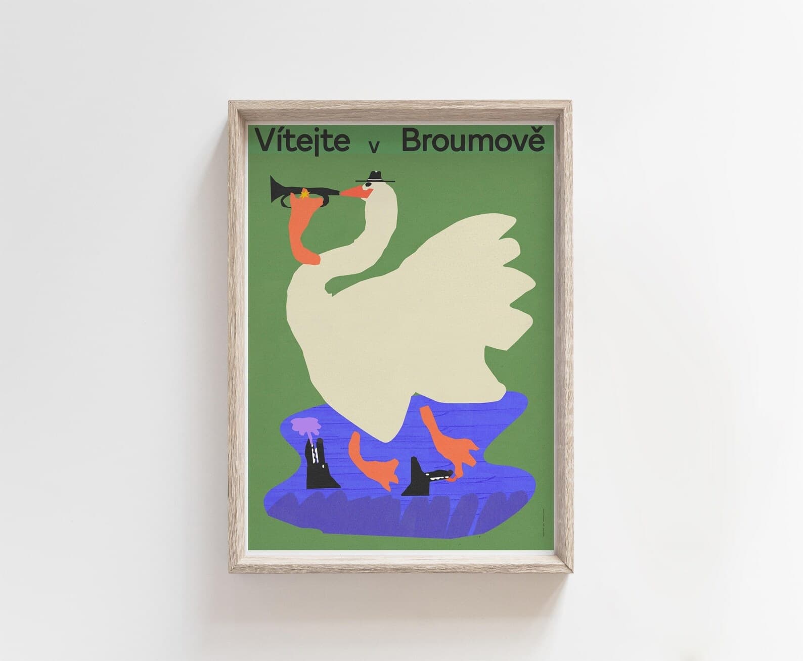 Plakat Vítejte v Broumově, 50x70 cm, aut. J. Zasada, Jakub Zasada - 68280