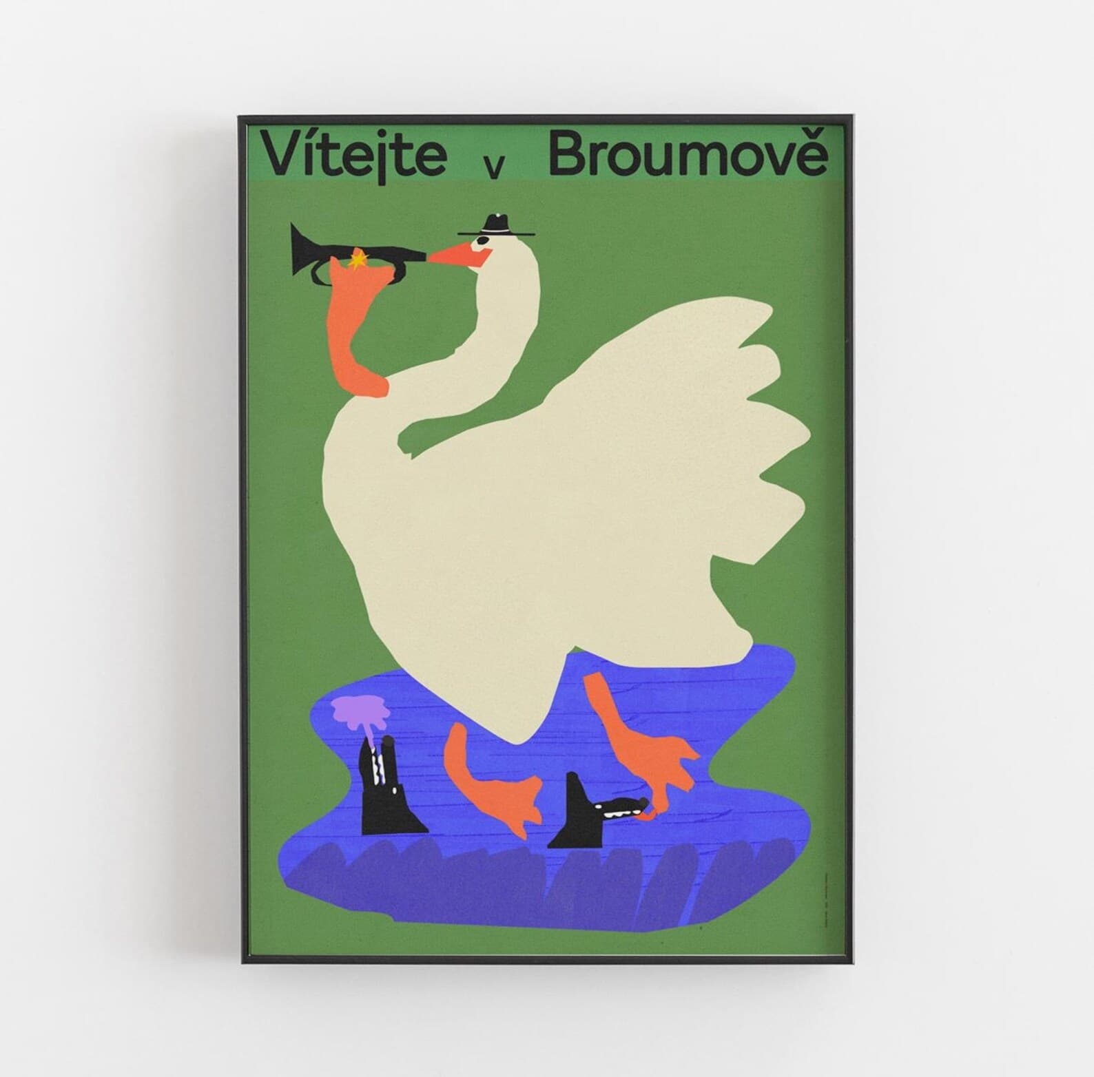 Plakat Vítejte v Broumově, 50x70 cm, aut. J. Zasada, Jakub Zasada - 68279