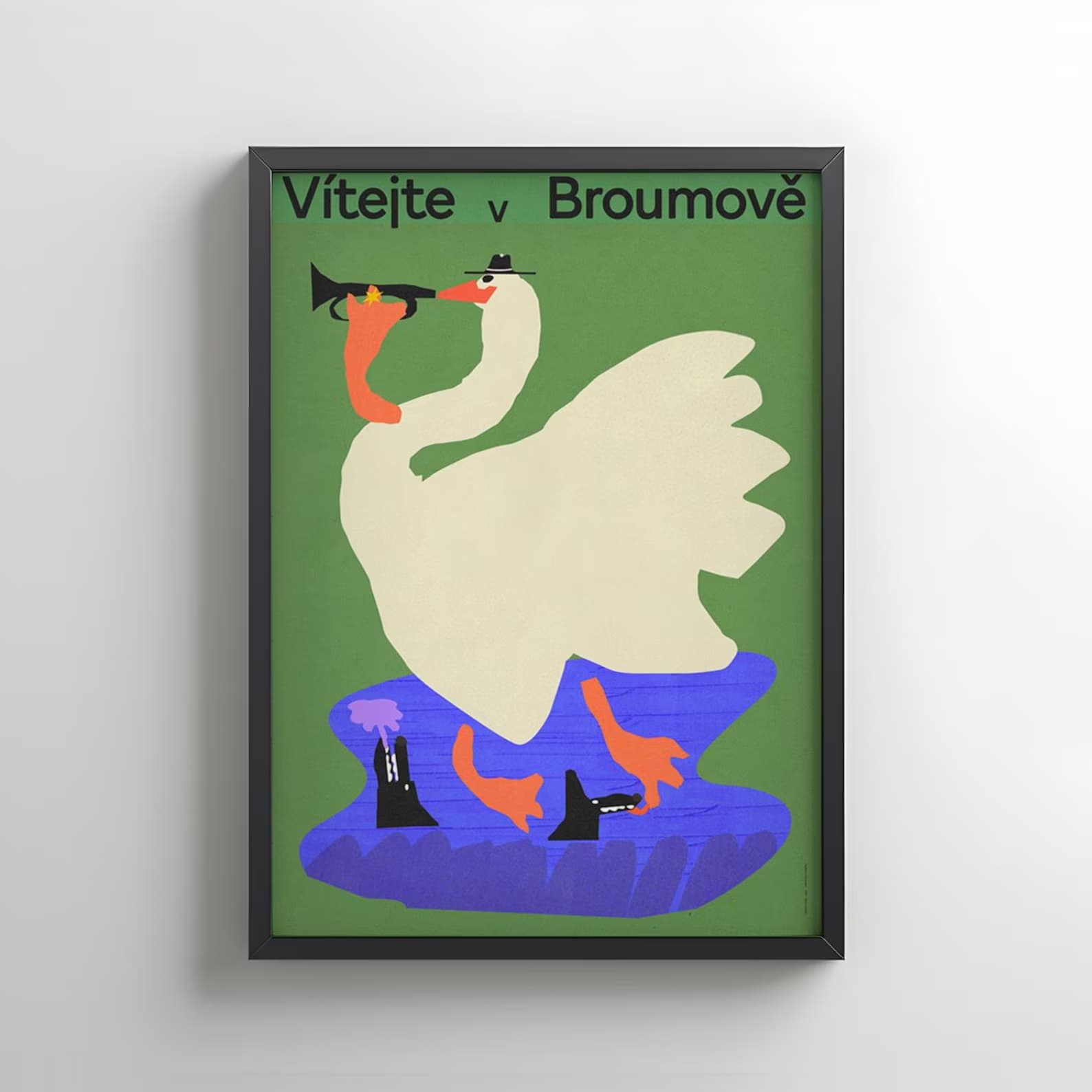 Plakat Vítejte v Broumově, 50x70 cm, aut. J. Zasada, Jakub Zasada - 68281