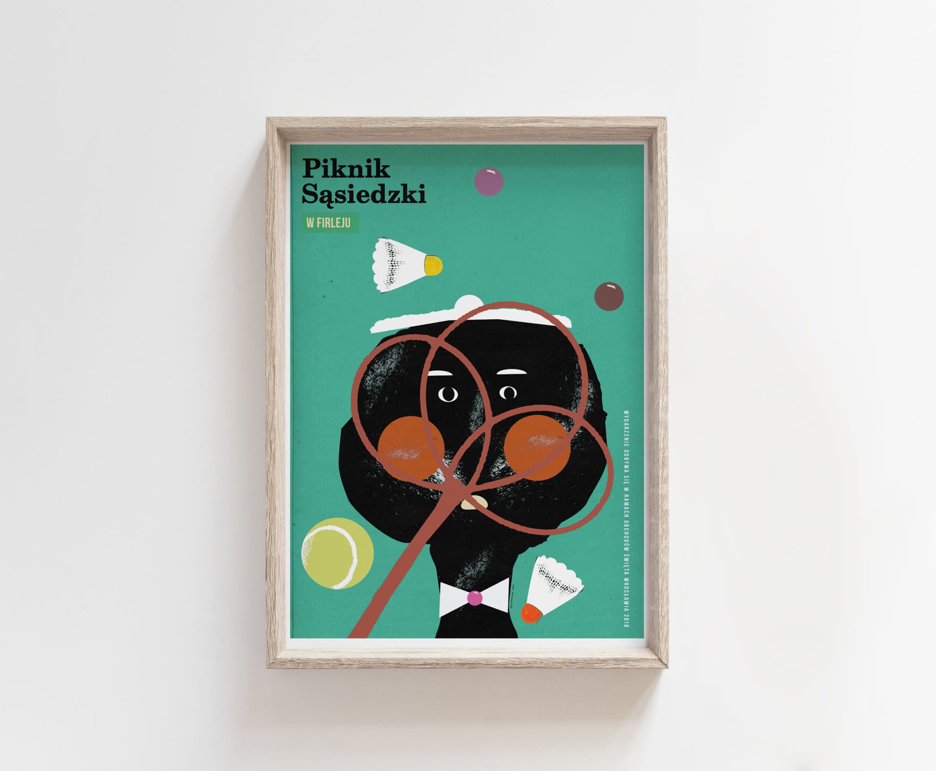 Plakat Piknik sąsiedzki 2018, 50x70 cm, aut. J. Zasada, Jakub Zasada - 68230