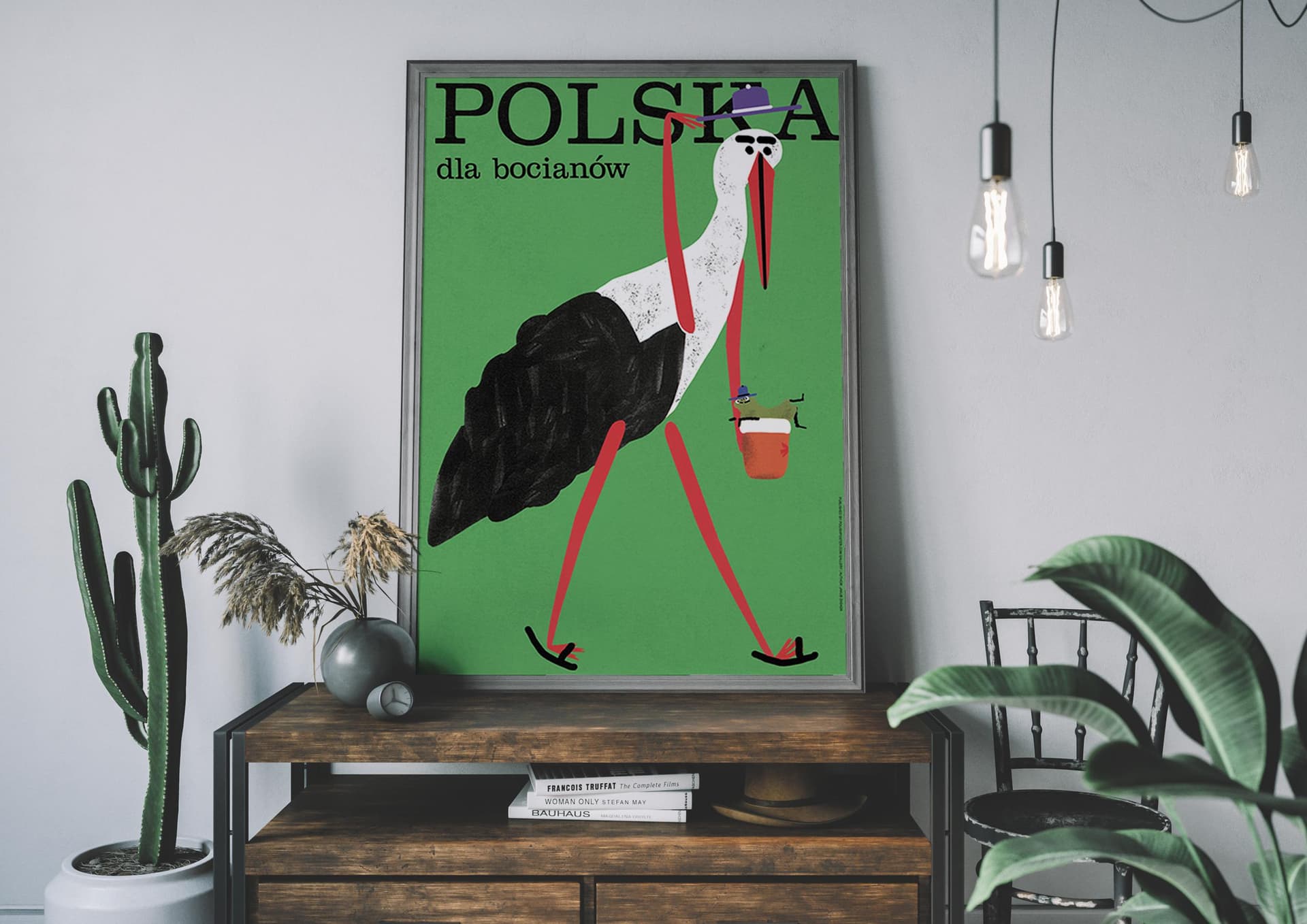 Plakat Polska dla bocianów!, 50x70 cm, aut. J. Zasada, Jakub Zasada - 68412