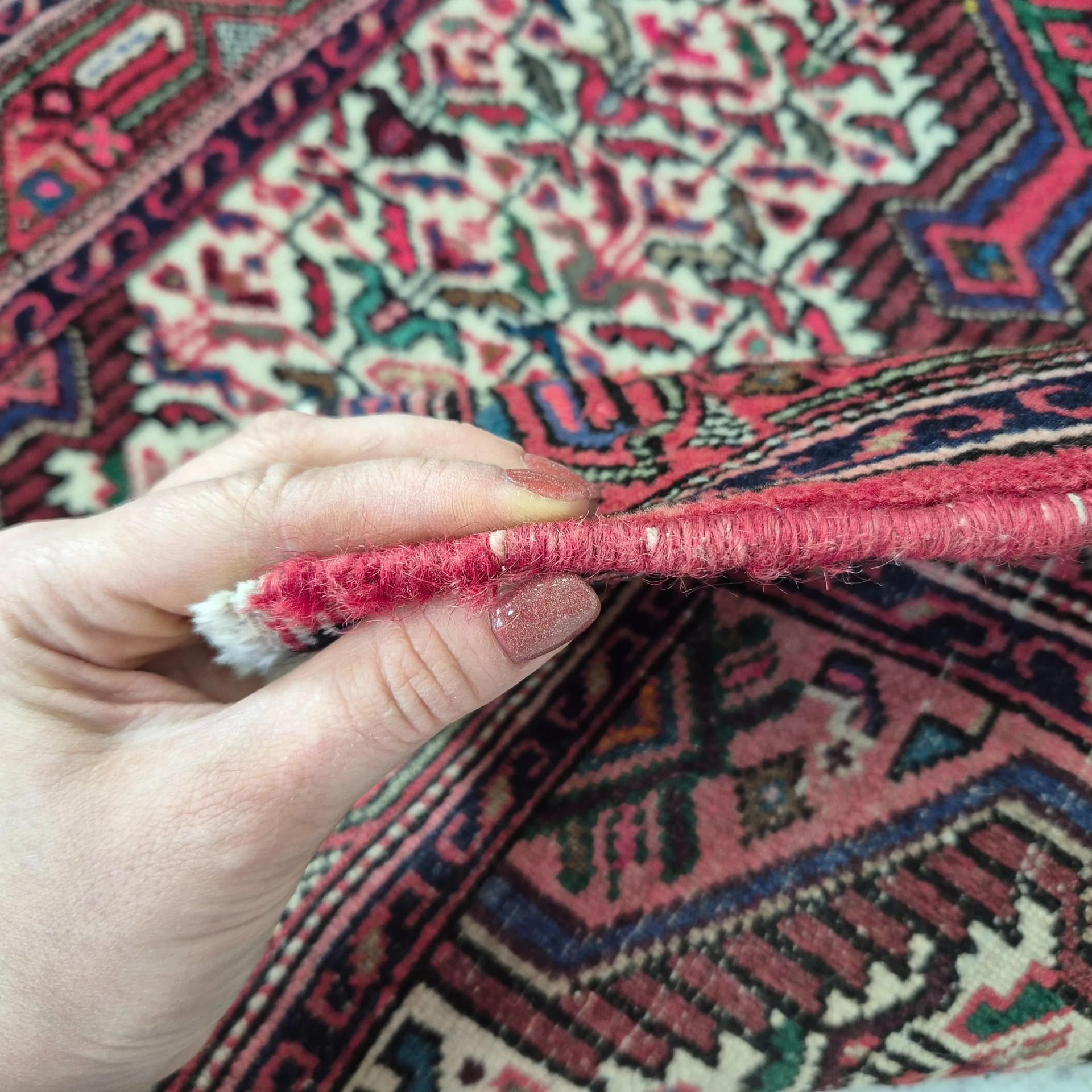 Runner Hamadan 315x80 cm, multicolor, wool, Iran, 1960s. - 68535