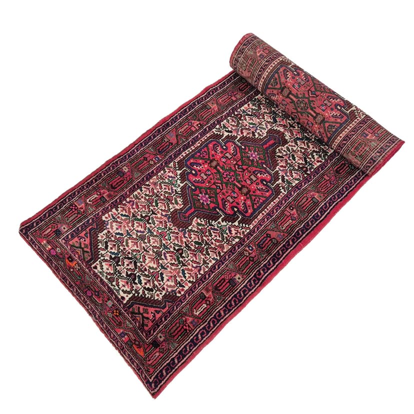 Runner Hamadan 315x80 cm, multicolor, wool, Iran, 1960s.