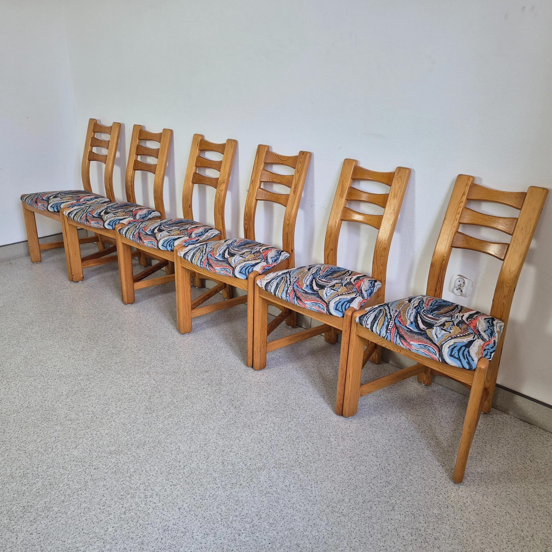 Krzesło, sosna, Findahls Møbelfabrik, Dania, lata 60. - 68571