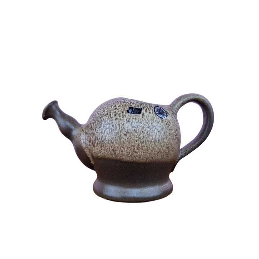 Watering Can, Silberdistel Fayencen, grey ceramics, Germany, 1960s.