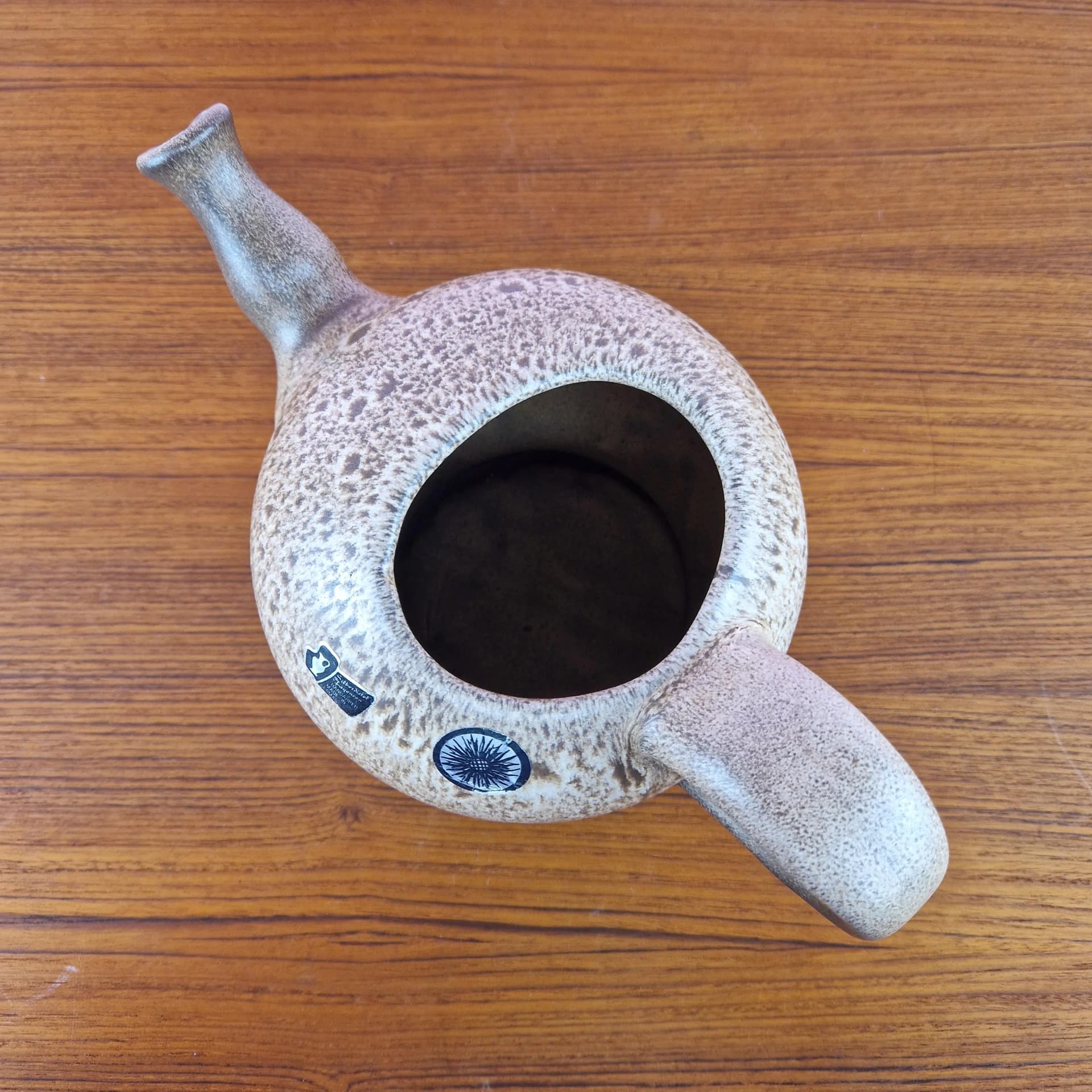 Watering Can, Silberdistel Fayencen, grey ceramics, Germany, 1960s. - 68806