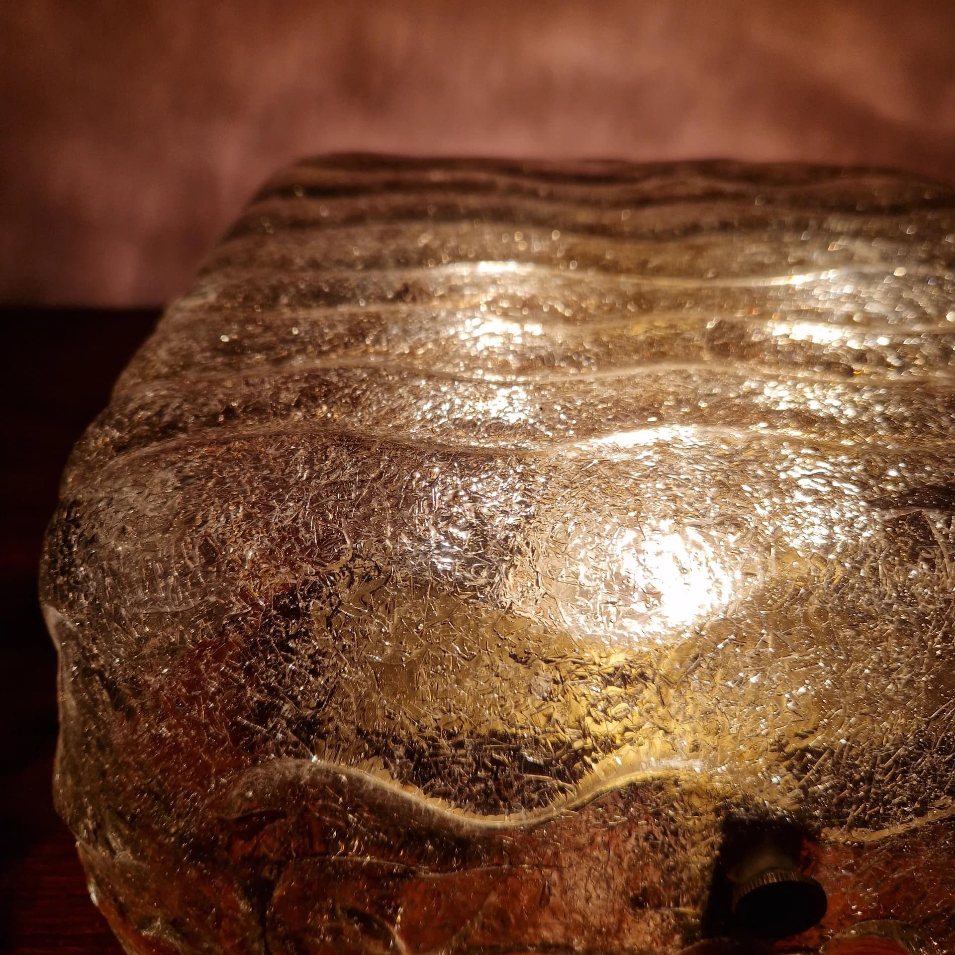 Plafon, szkło brązowe, Kaiser Leuchten, Niemcy, lata 60. - 68752