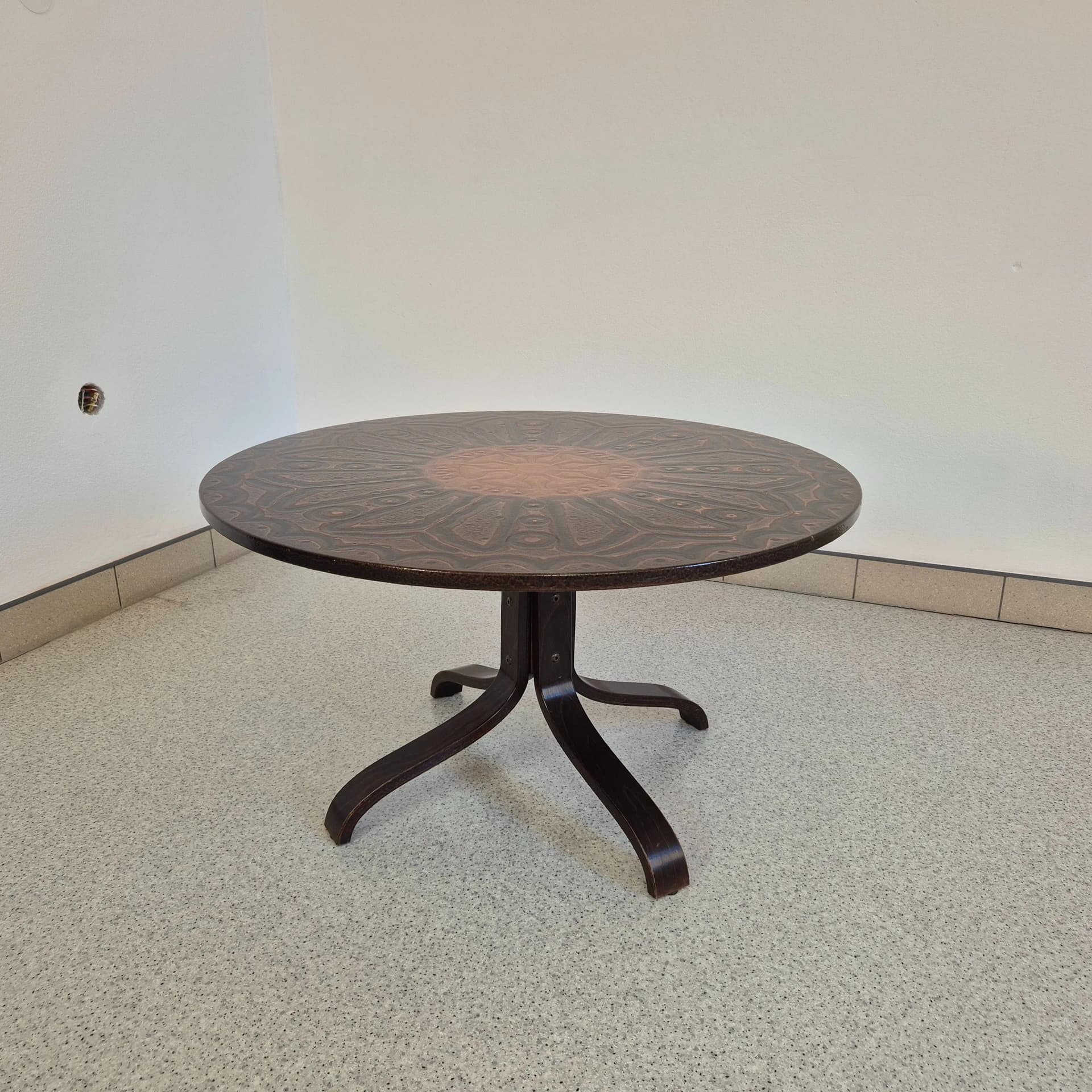 Coffee Table Round, Copper, Norway, 1960s - 69543