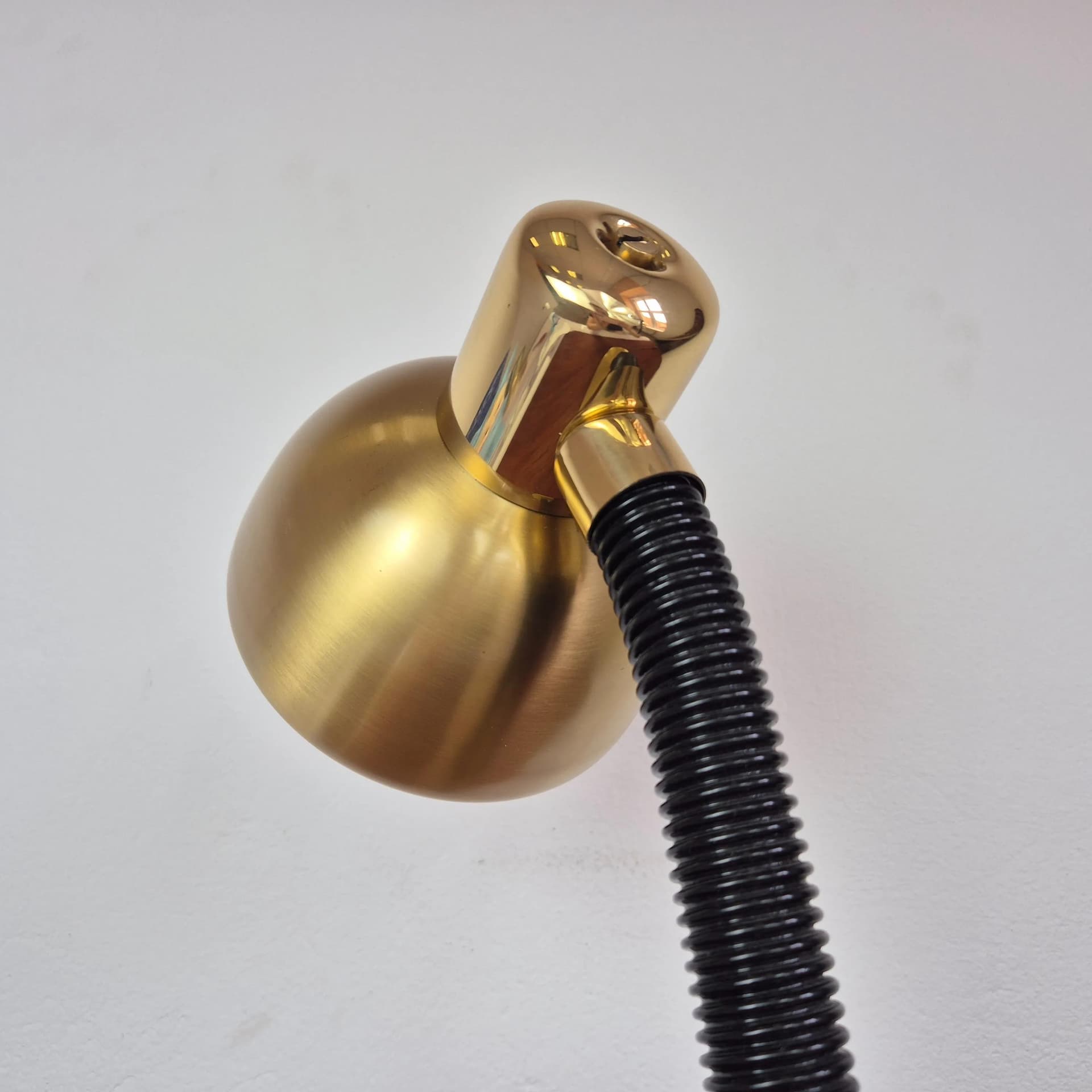 Lampa biurkowa, złoty mosiądz, Niemcy, lata 60. - 69422