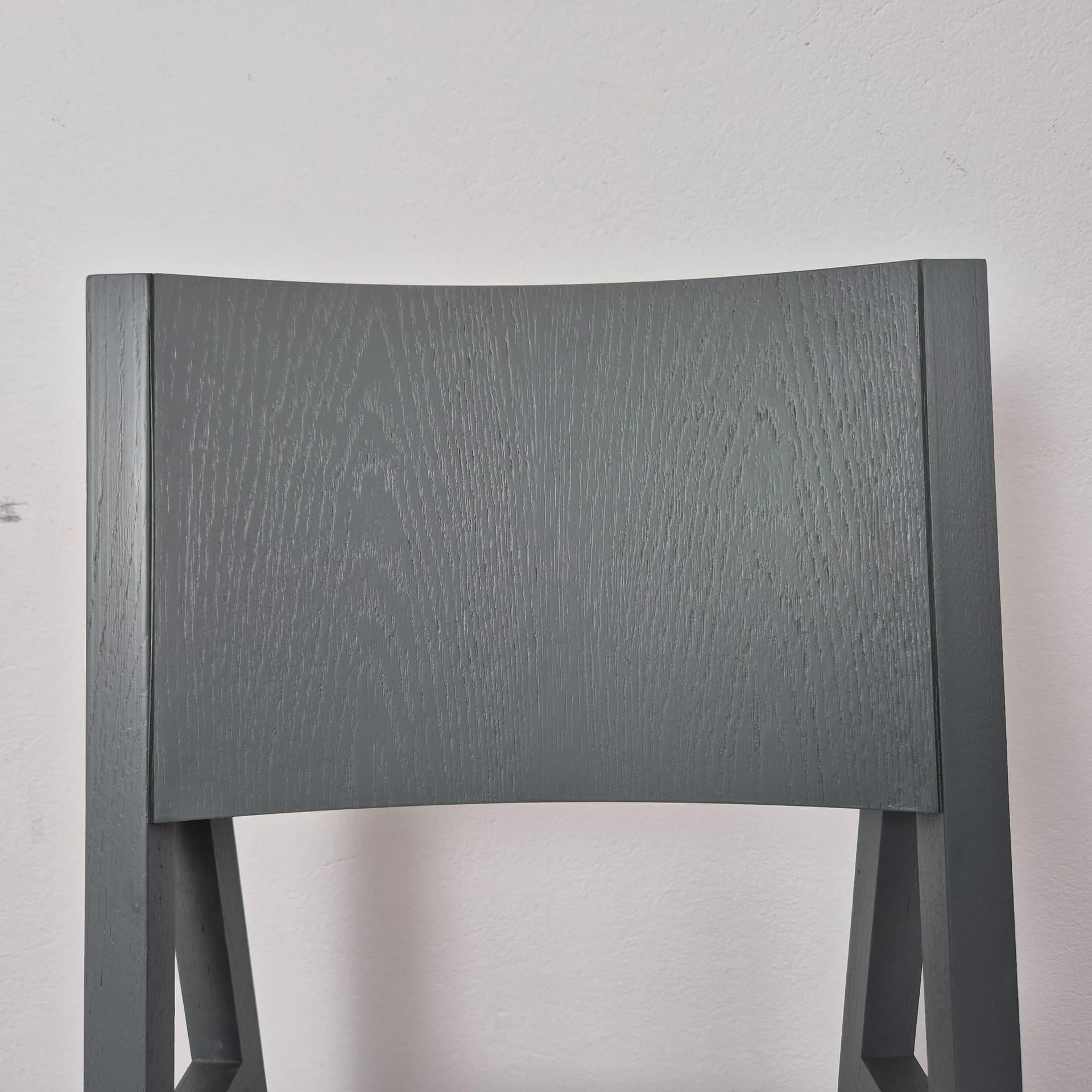 Pair of chairs Frame, grey beech wood, by W. Scheublin, United Kingdom, 21st c. - 69344