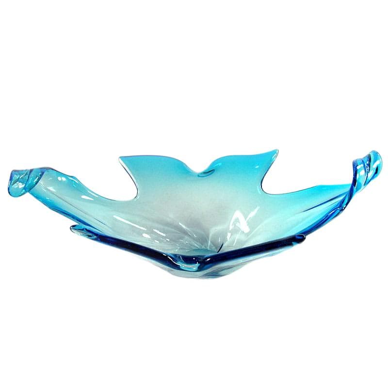 Blue Glass Centerpiece, Murano, Italy, 1960s - 5789