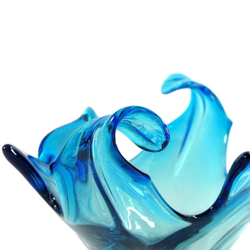 Blue Glass Centerpiece, Murano, Italy, 1960s - 5788