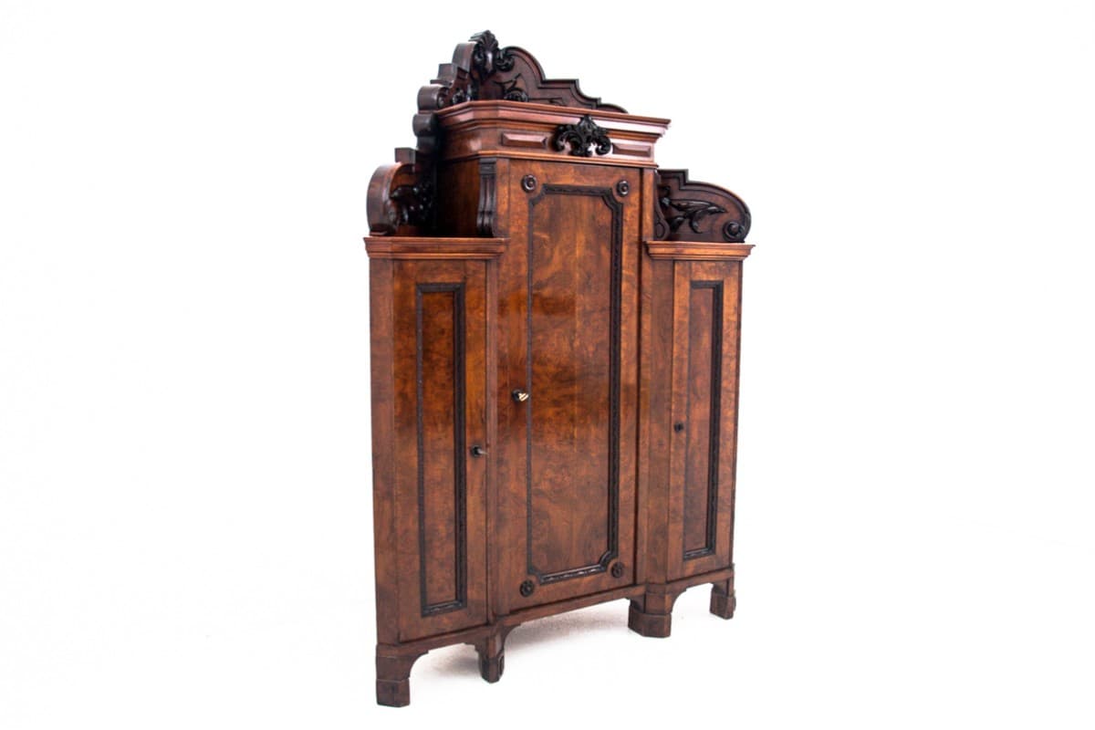 Brown Corner Cabinet, Baroque Style, France, Late 19th to Early 20th Century - 191949