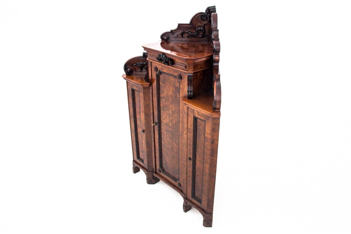 Brown Corner Cabinet, Baroque Style, France, Late 19th to Early 20th Century - 191951