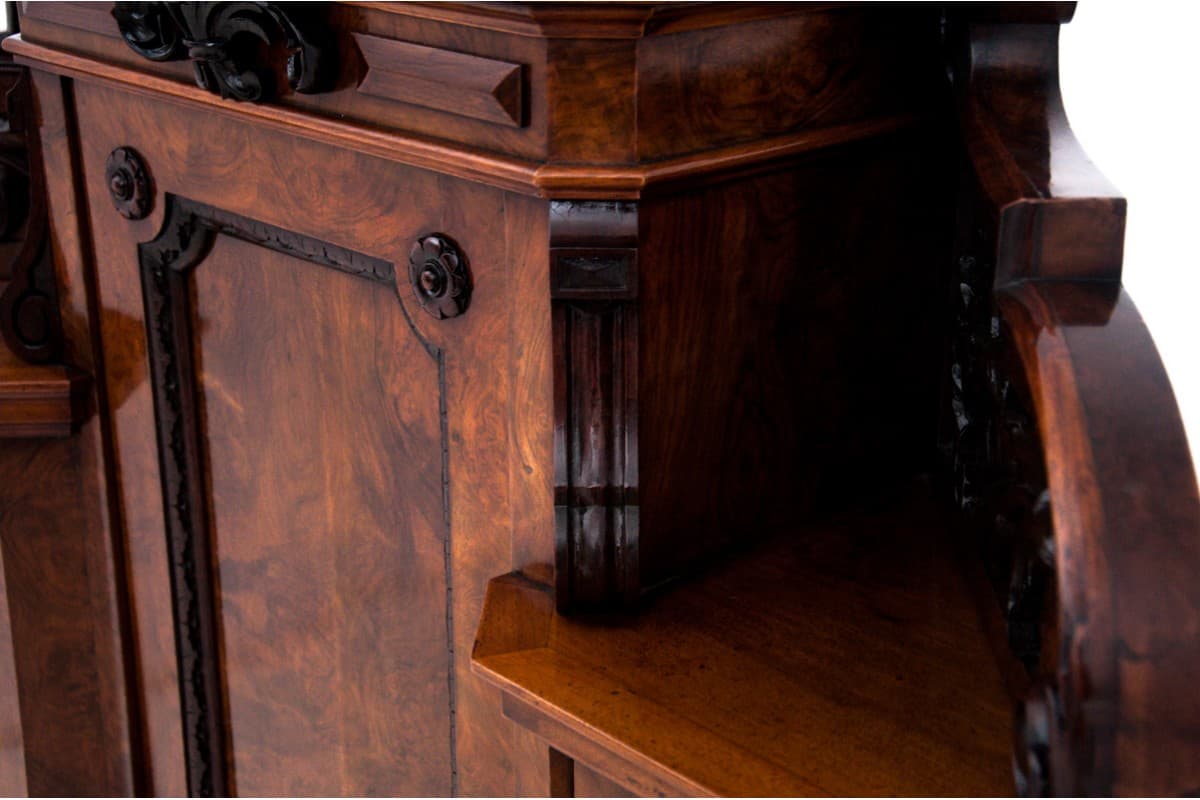 Brown Corner Cabinet, Baroque Style, France, Late 19th to Early 20th Century - 191957