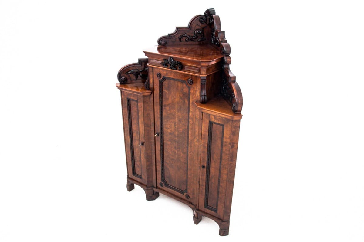 Brown Corner Cabinet, Baroque Style, France, Late 19th to Early 20th Century - 191952