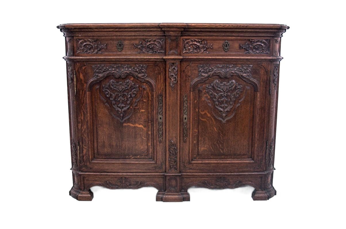 Oak Sideboard, France, 1880s
