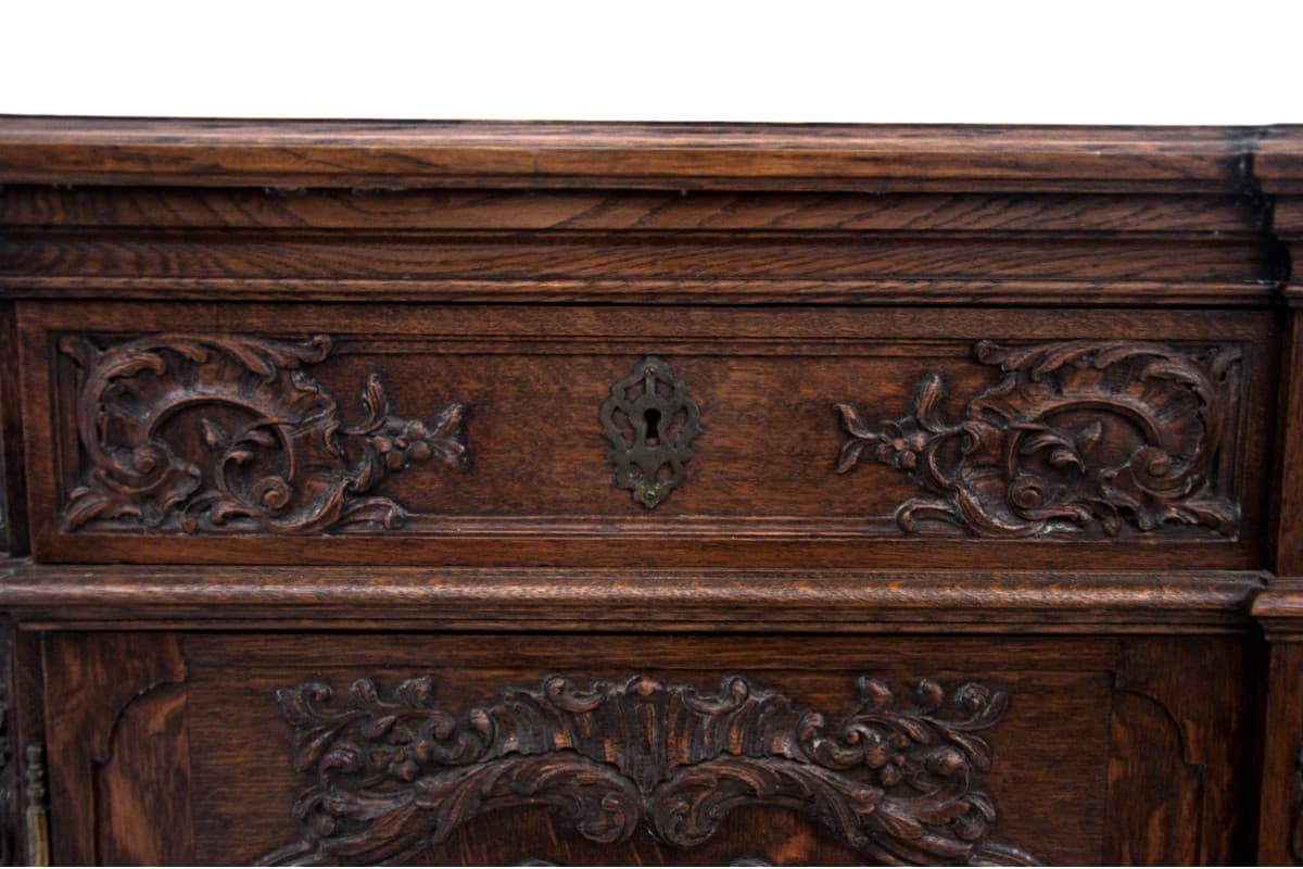Oak Sideboard, France, 1880s - 191936