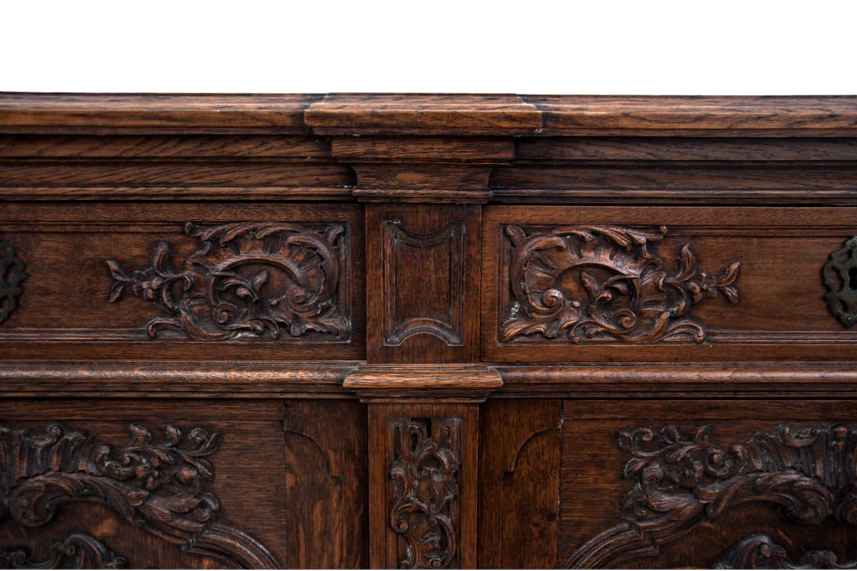 Oak Sideboard, France, 1880s - 191937