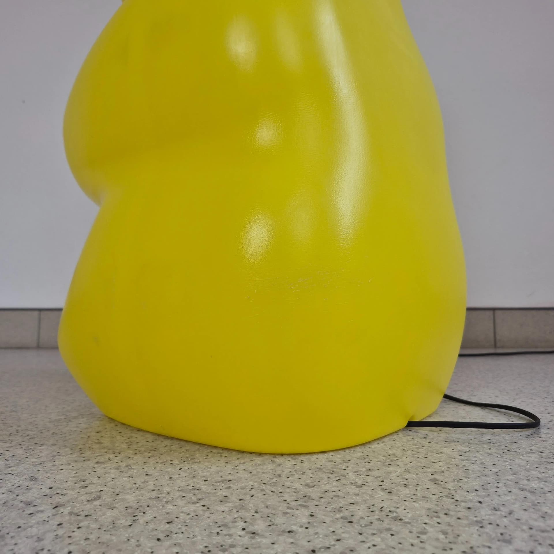 Lampa podłogowa miś Haribo, cytrynowy, plastik, Niemcy, lata 80. - 68937
