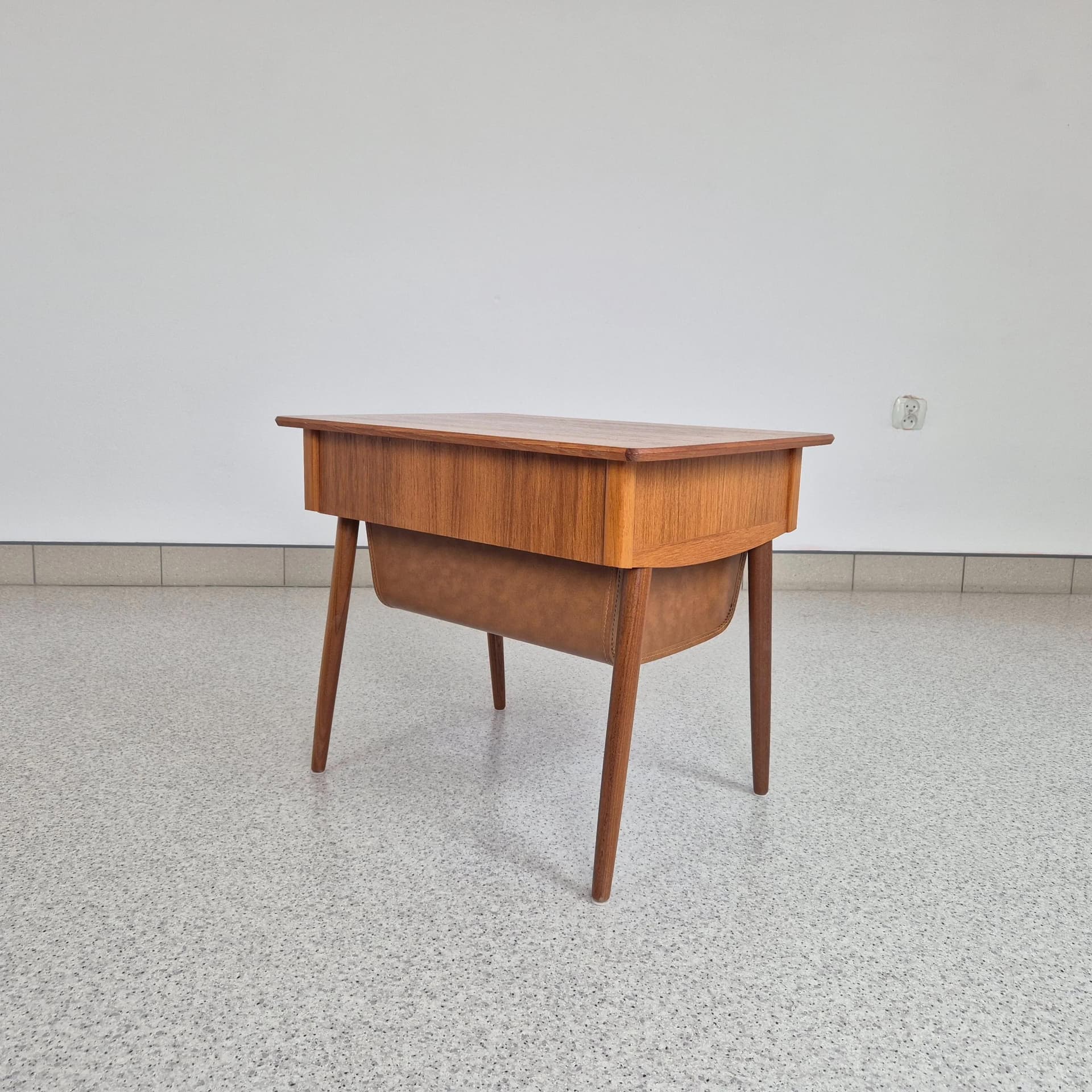 Teak Sewing Table, brown, teak, Norway, 1960s. - 68859
