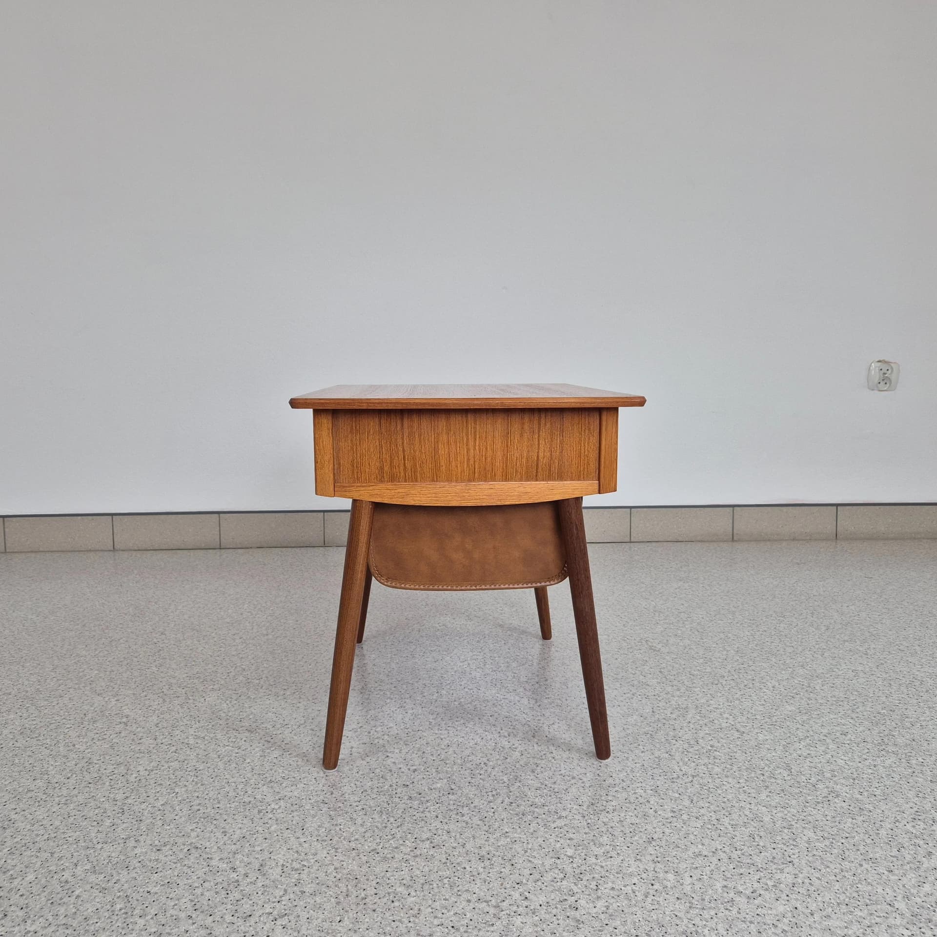 Teak Sewing Table, brown, teak, Norway, 1960s. - 68860