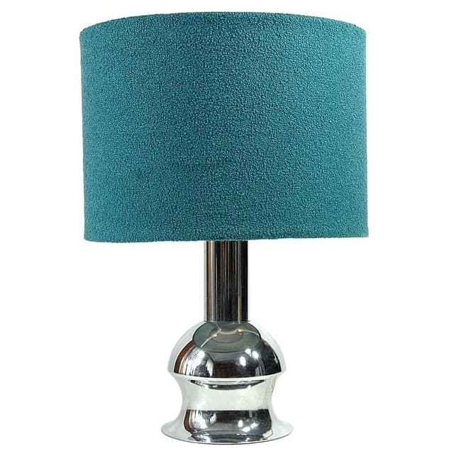 Chromowana lampa stołowa Space Age, Francja, lata 70. - WYMIARY