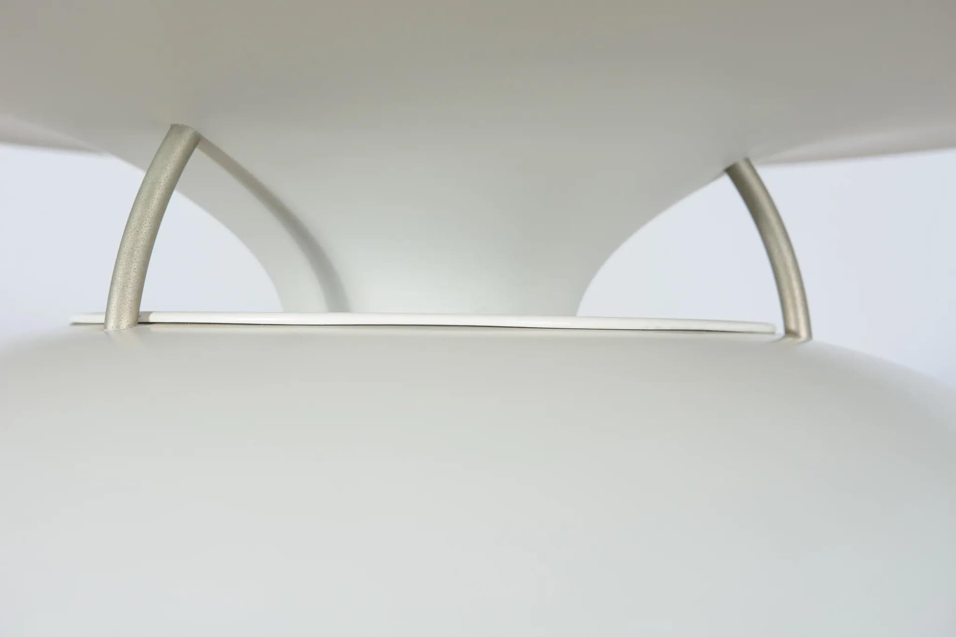 Ceiling lamp Charlottenborg PH 6 1/2-6, white metal, by P. Henningsen, Louis Poulsen, Denmark, 1970s. - 72114