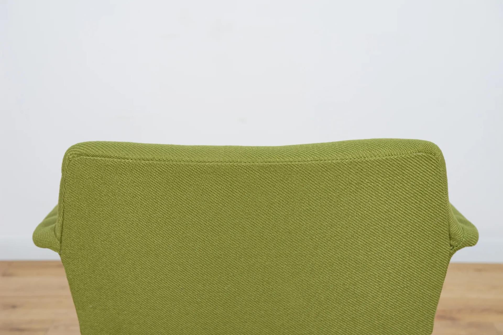 Armchair, green, chromed steel, by J. Jensen, Duba, Denmark, 1960s. - 72004