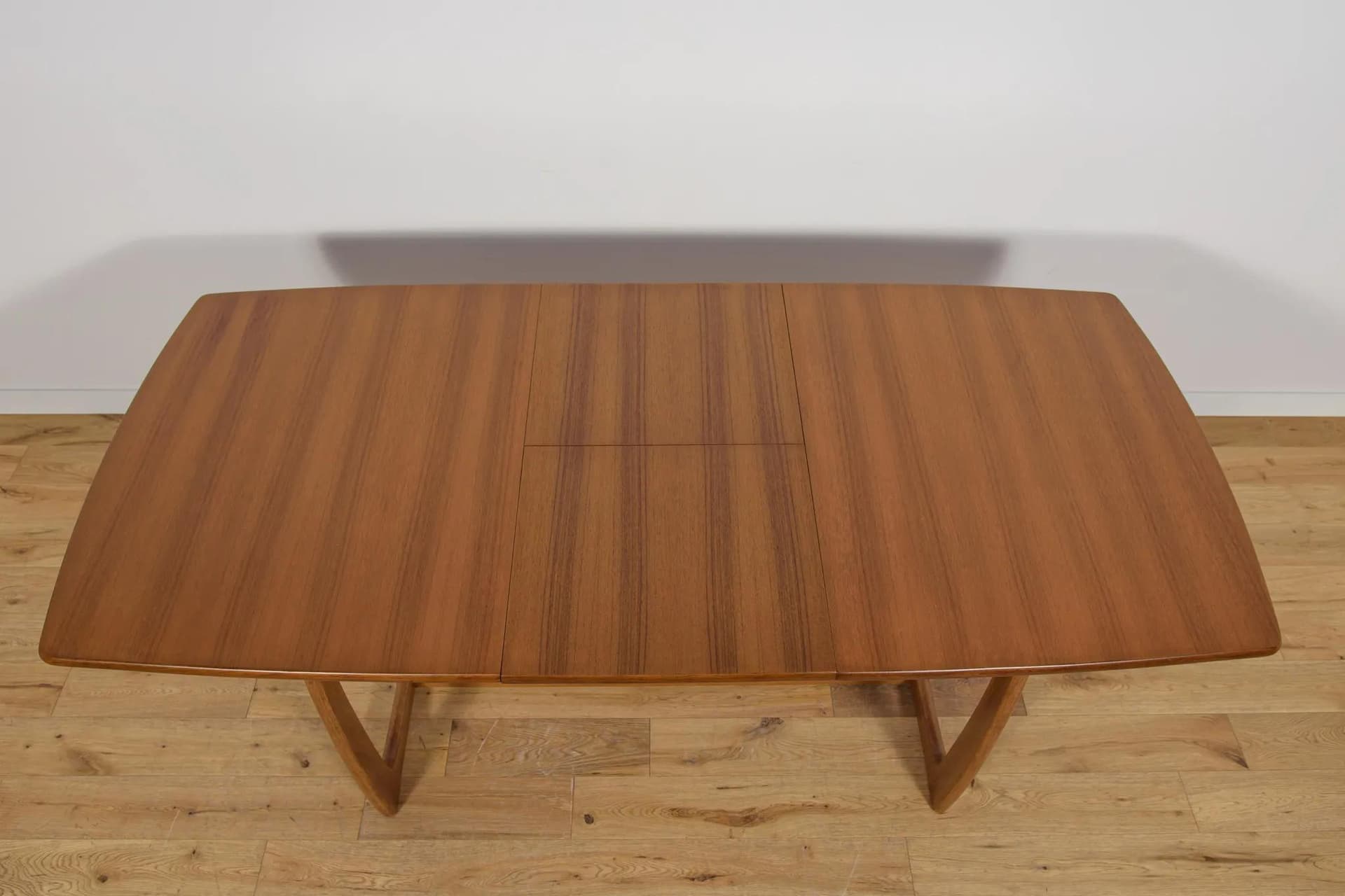 Extendable dining table, brown teak, G-Plan, United Kingdom, 1960s. - 71899