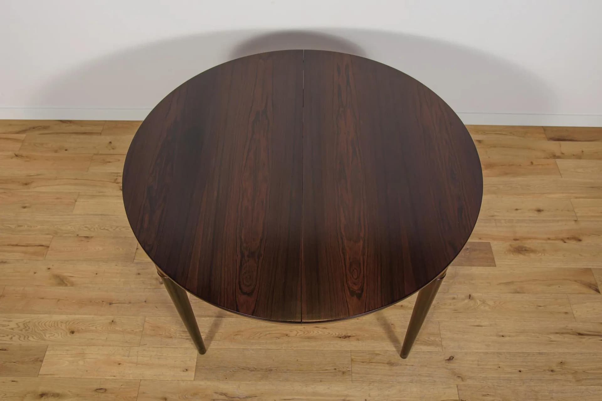 Stół rozkładany Model 71, palisander ciemnobrązowy, proj. S. Hansen, Dania, lata 60. - 71819