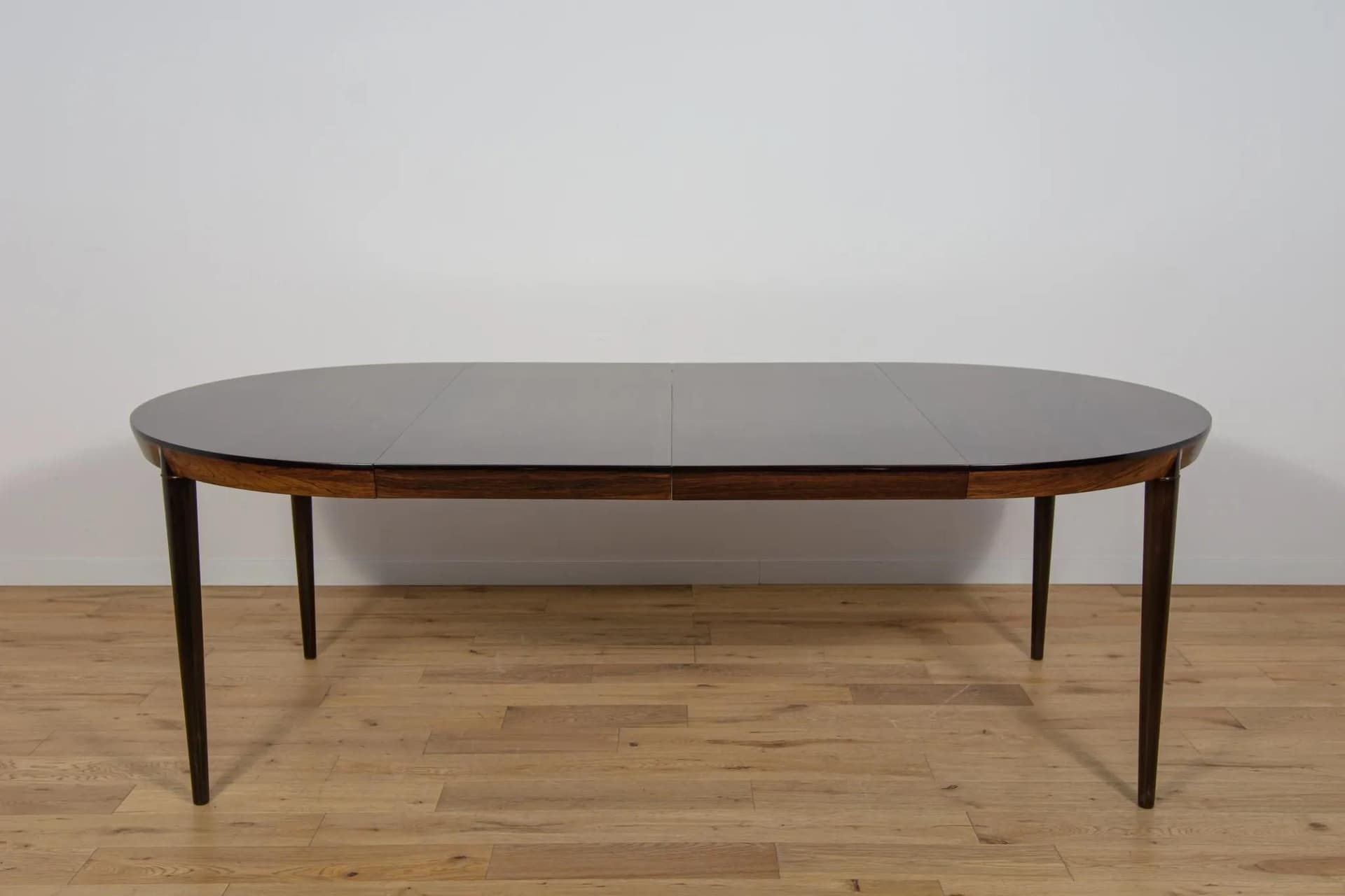 Stół rozkładany Model 71, palisander ciemnobrązowy, proj. S. Hansen, Dania, lata 60. - 71817