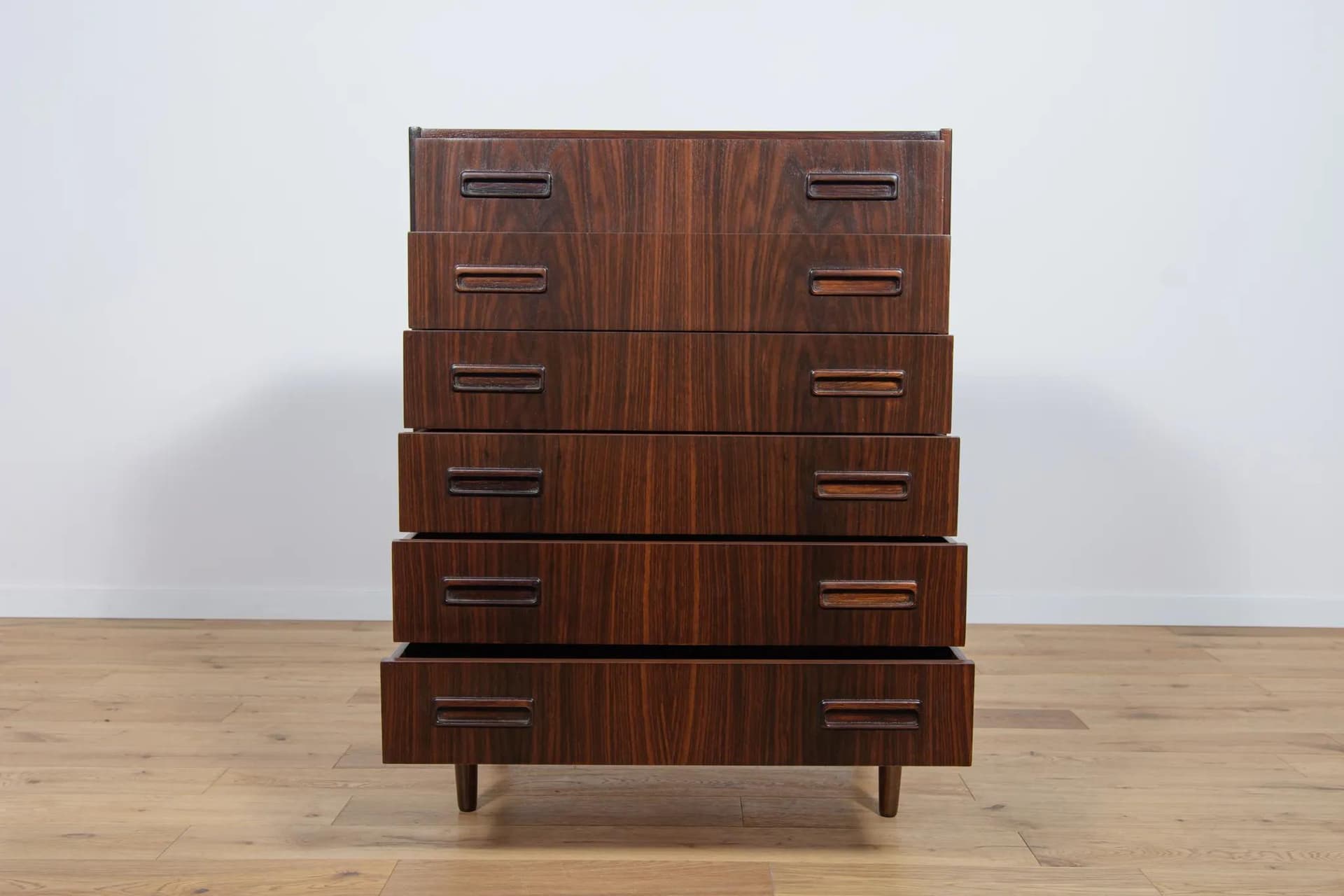 Komoda, palisander brązowy, proj. E. Jensen, Westergaard Mobelfabrik, Dania, lata 60. - 71765