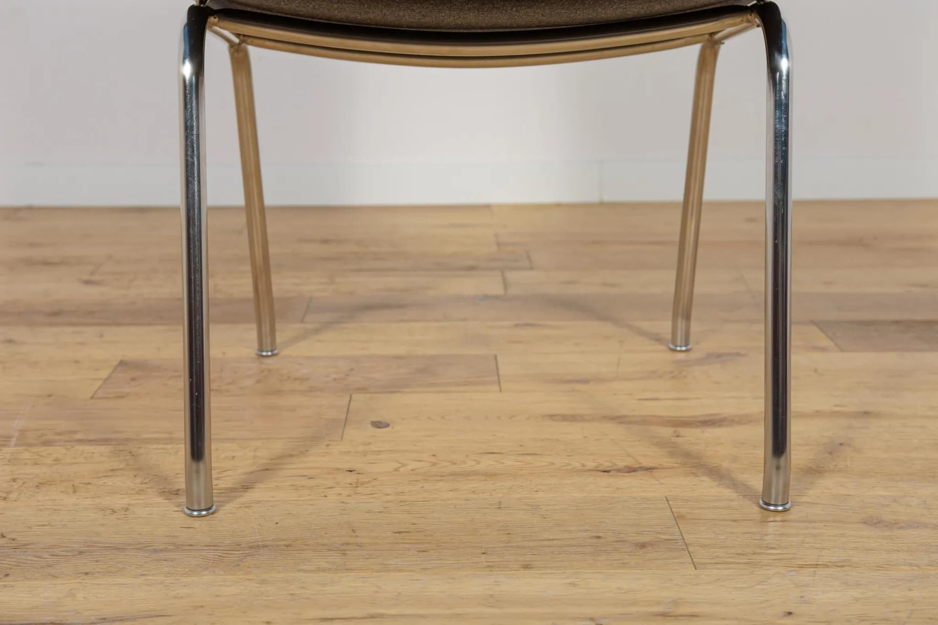 Armchair AP-38 Airport, black wool, chrome steel, by H. Wegner, Denmark, 1950s. - 71719