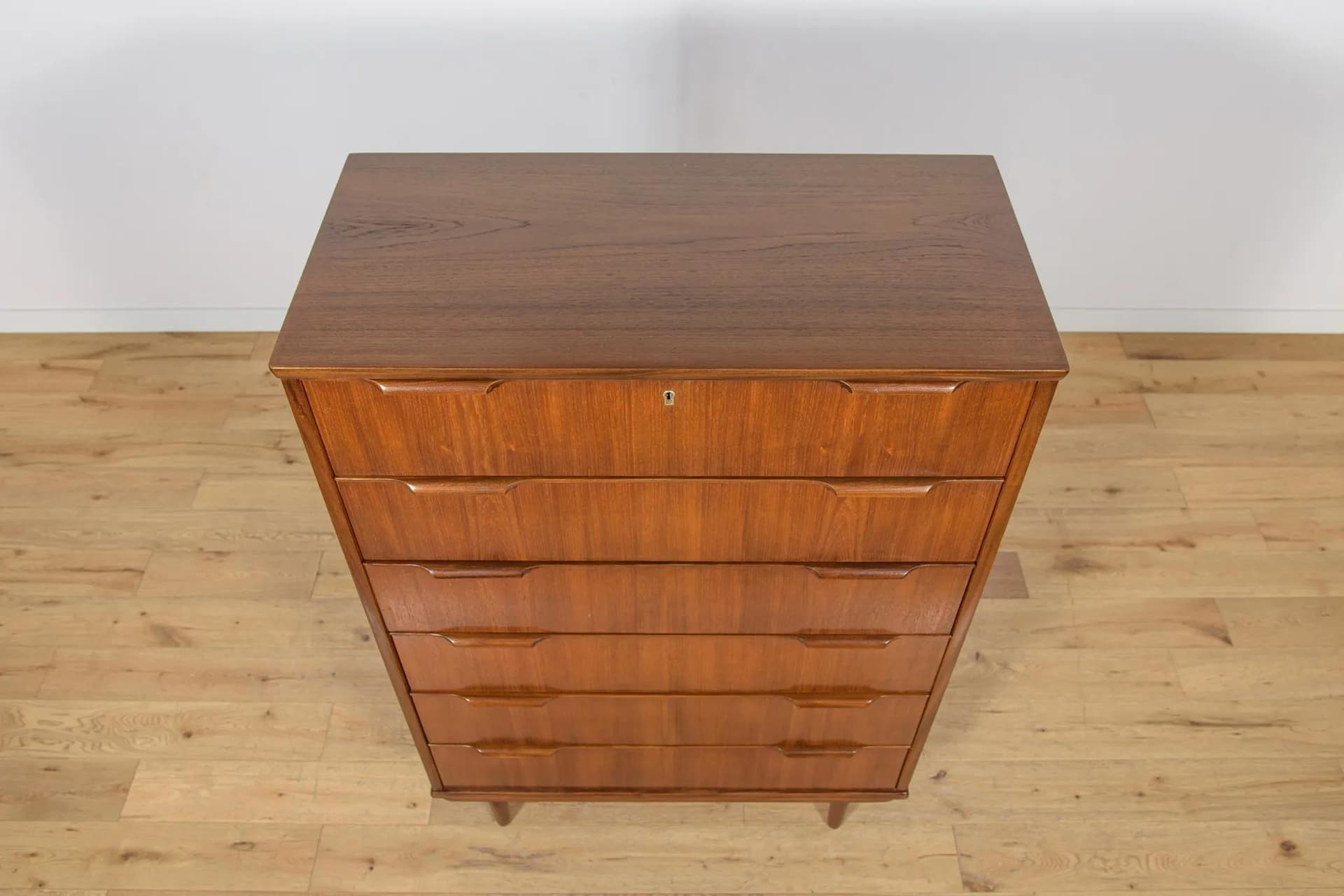 Komoda, teak brązowy, Dania, lata 60. - 71526