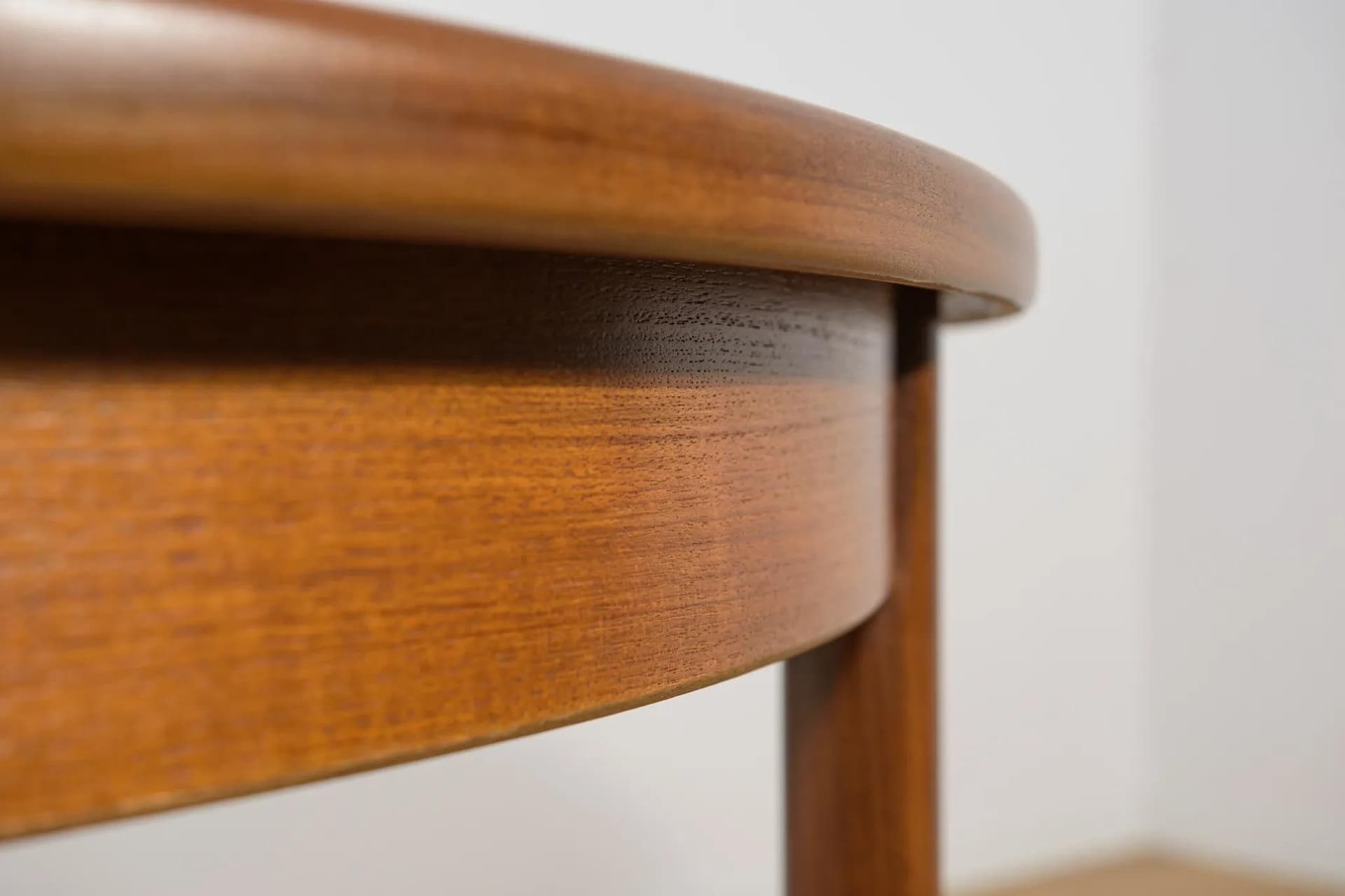 Stół okrągły rozkładany, teak brązowy, G-Plan, Wielka Brytania, lata 60. - 71408